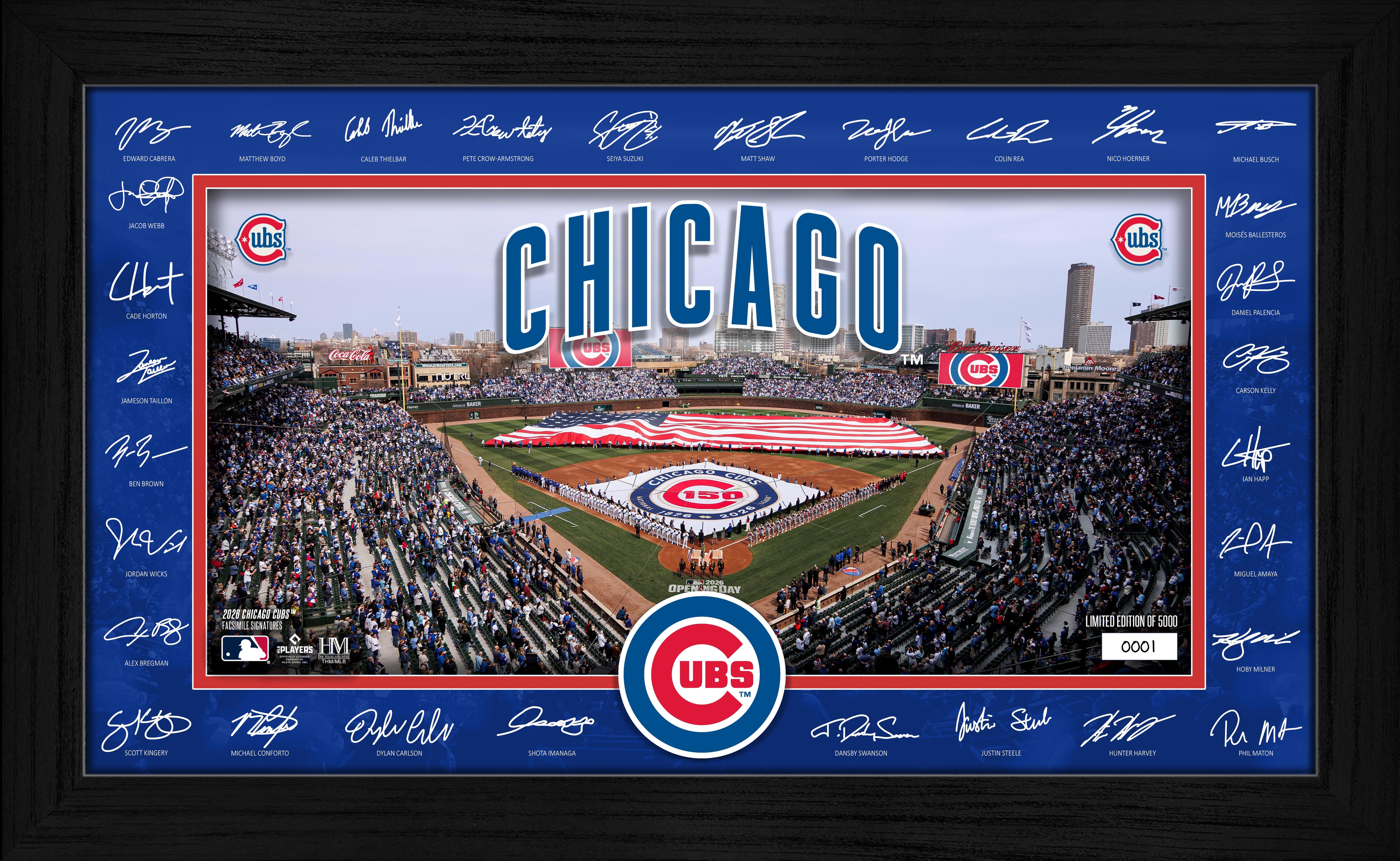 Chicago Cubs 2026 Signature Field Frame