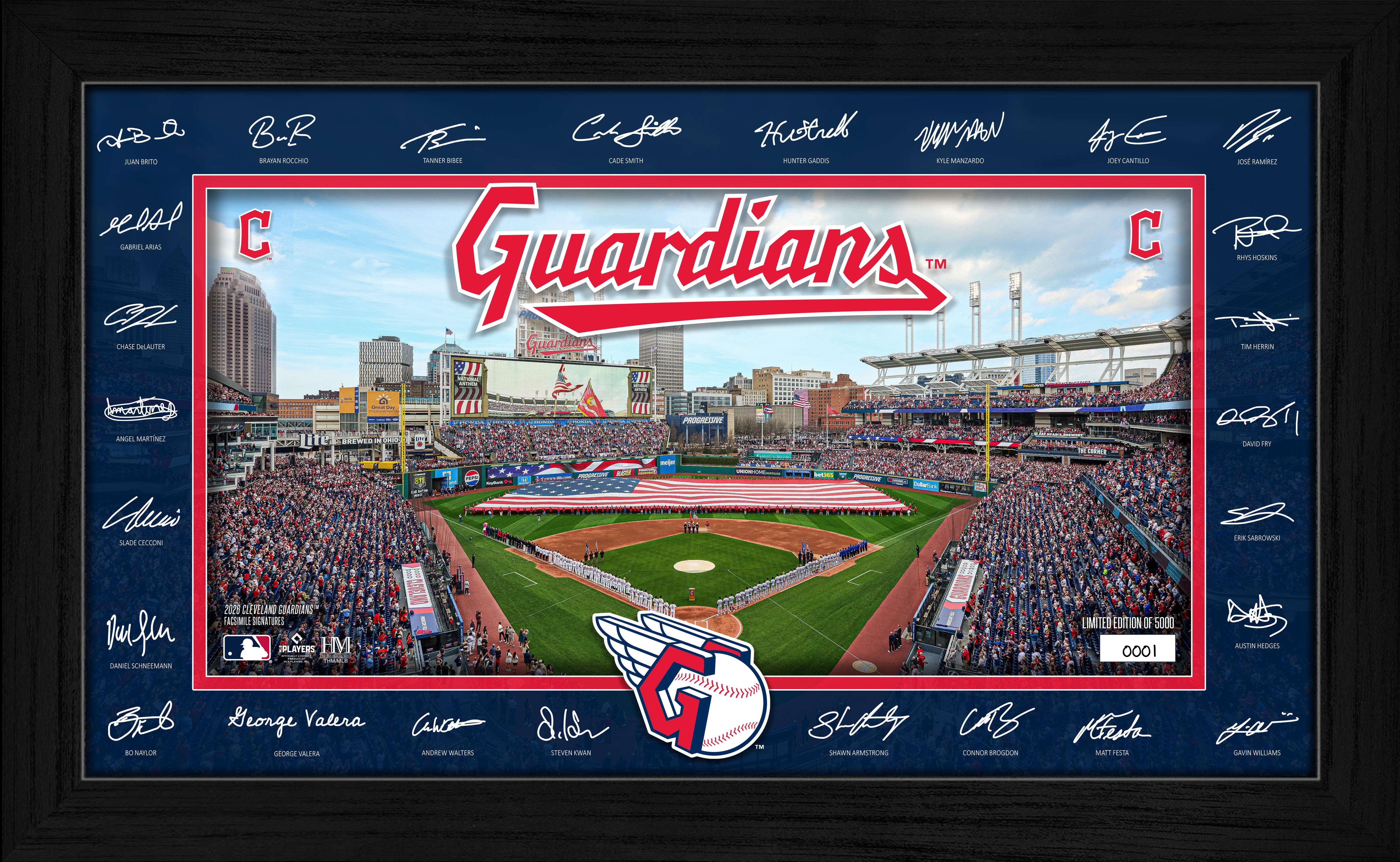 Cleveland Guardians 2026 Signature Field Frame