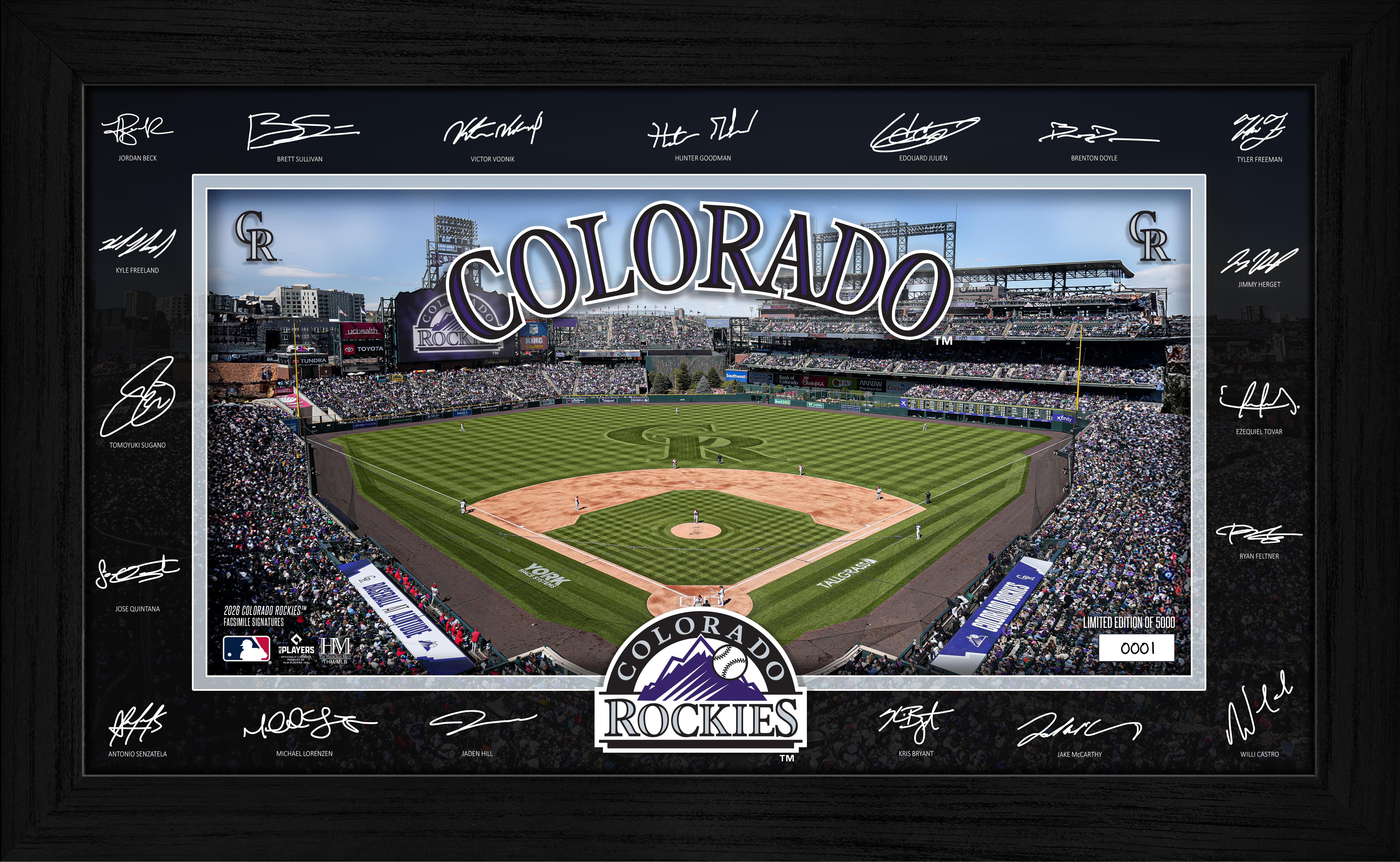Colorado Rockies 2026 Signature Field Frame