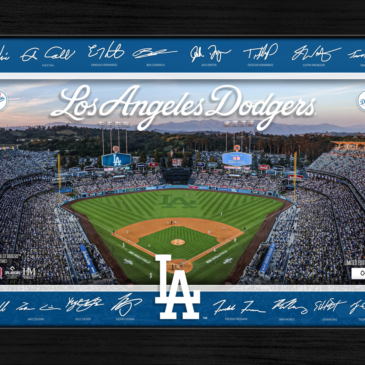 Los Angeles Dodgers 2026 Signature Field Frame