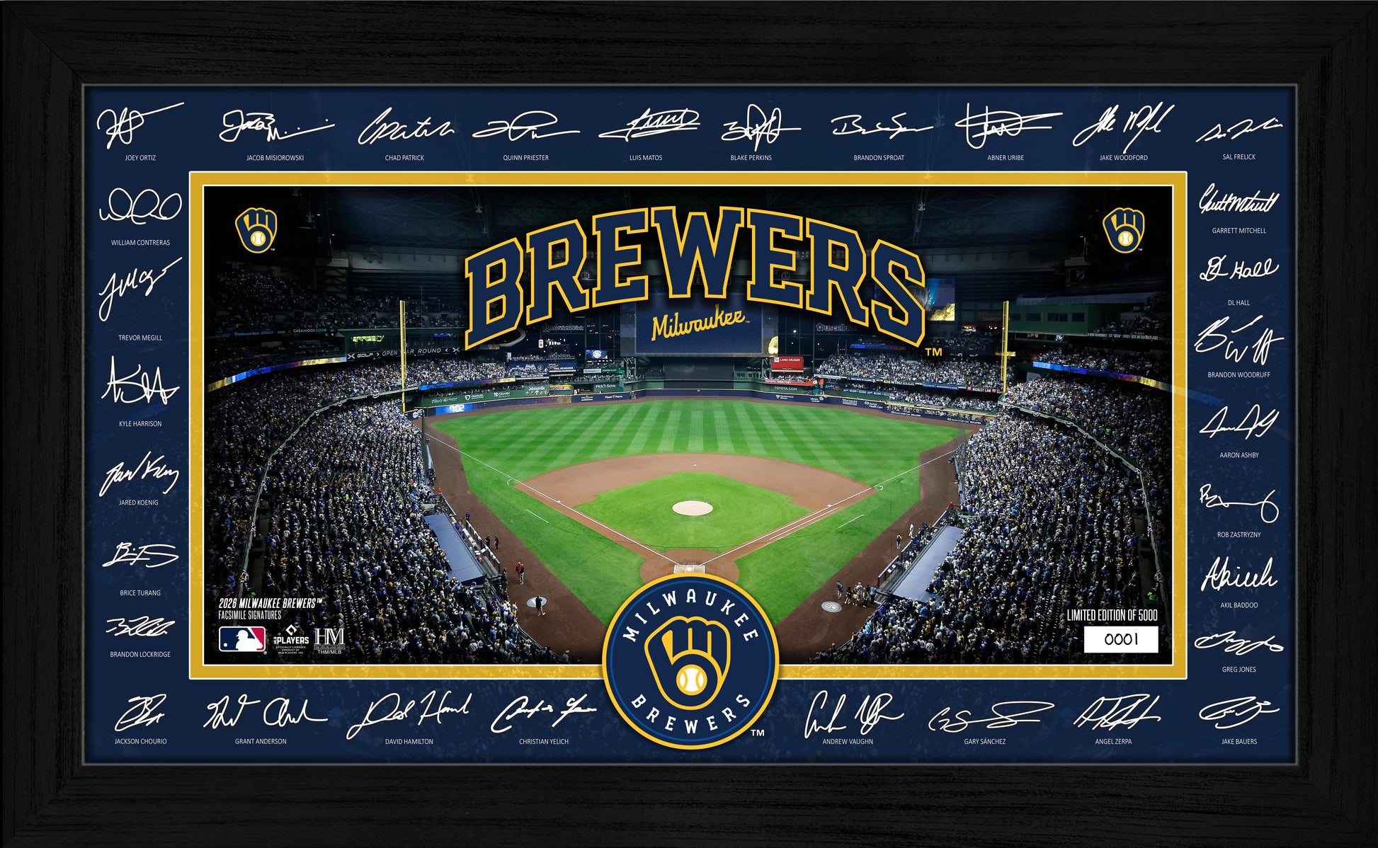 Milwaukee Brewers 2026 Signature Field Frame