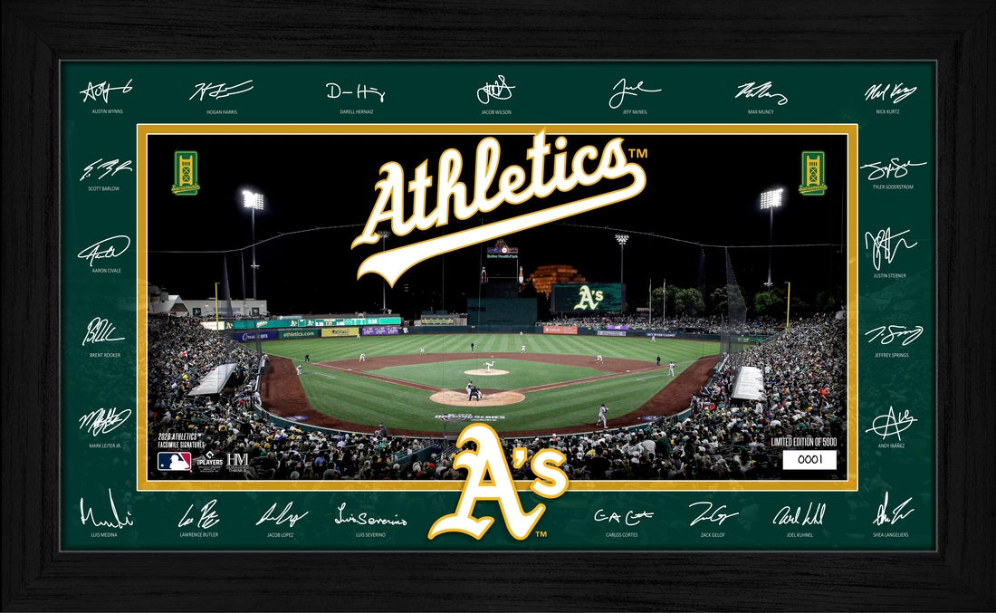 Athletics 2026 Signature Field Frame – The Highland Mint