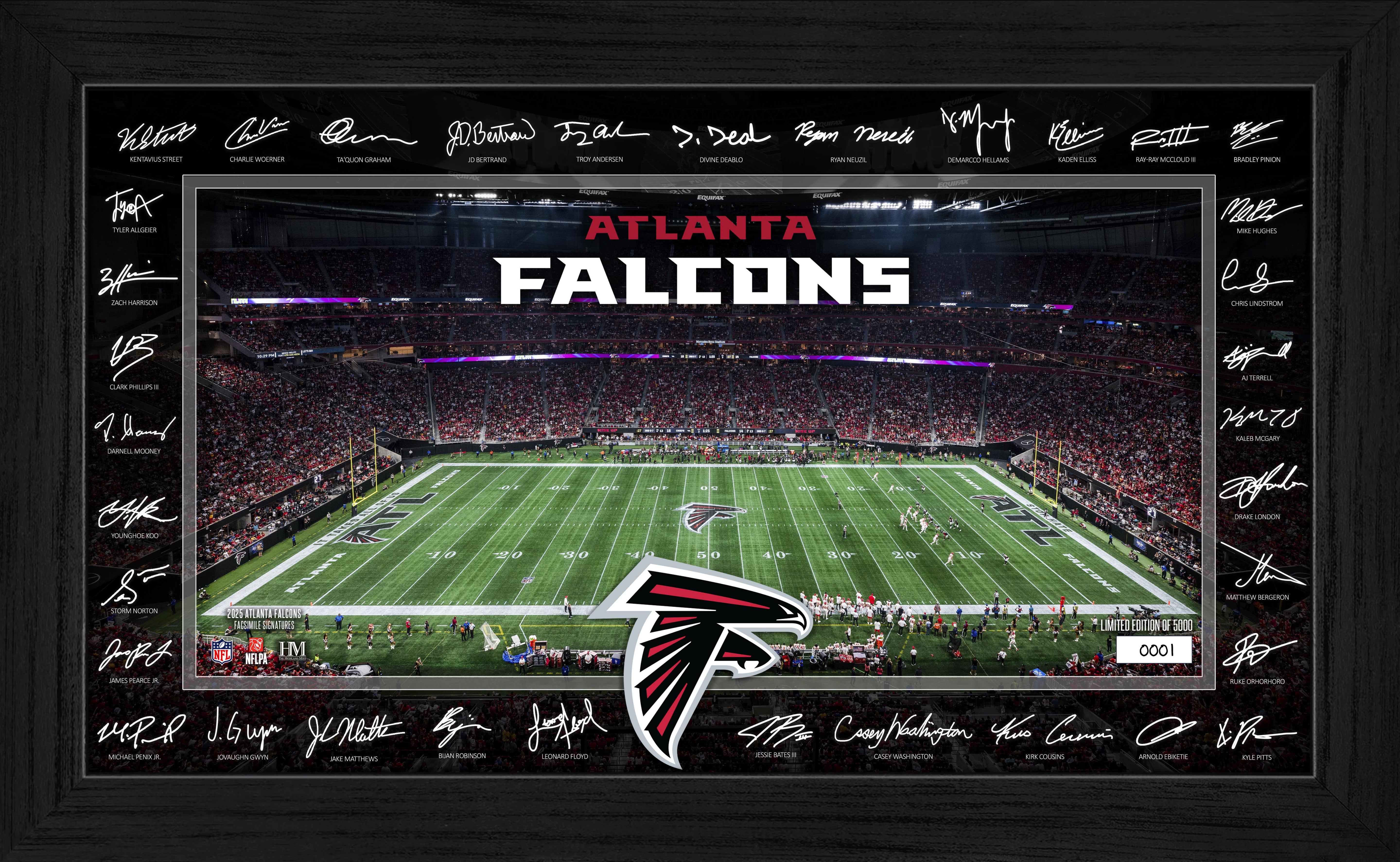 Atlanta Falcons 2025 NFL Signature Gridiron