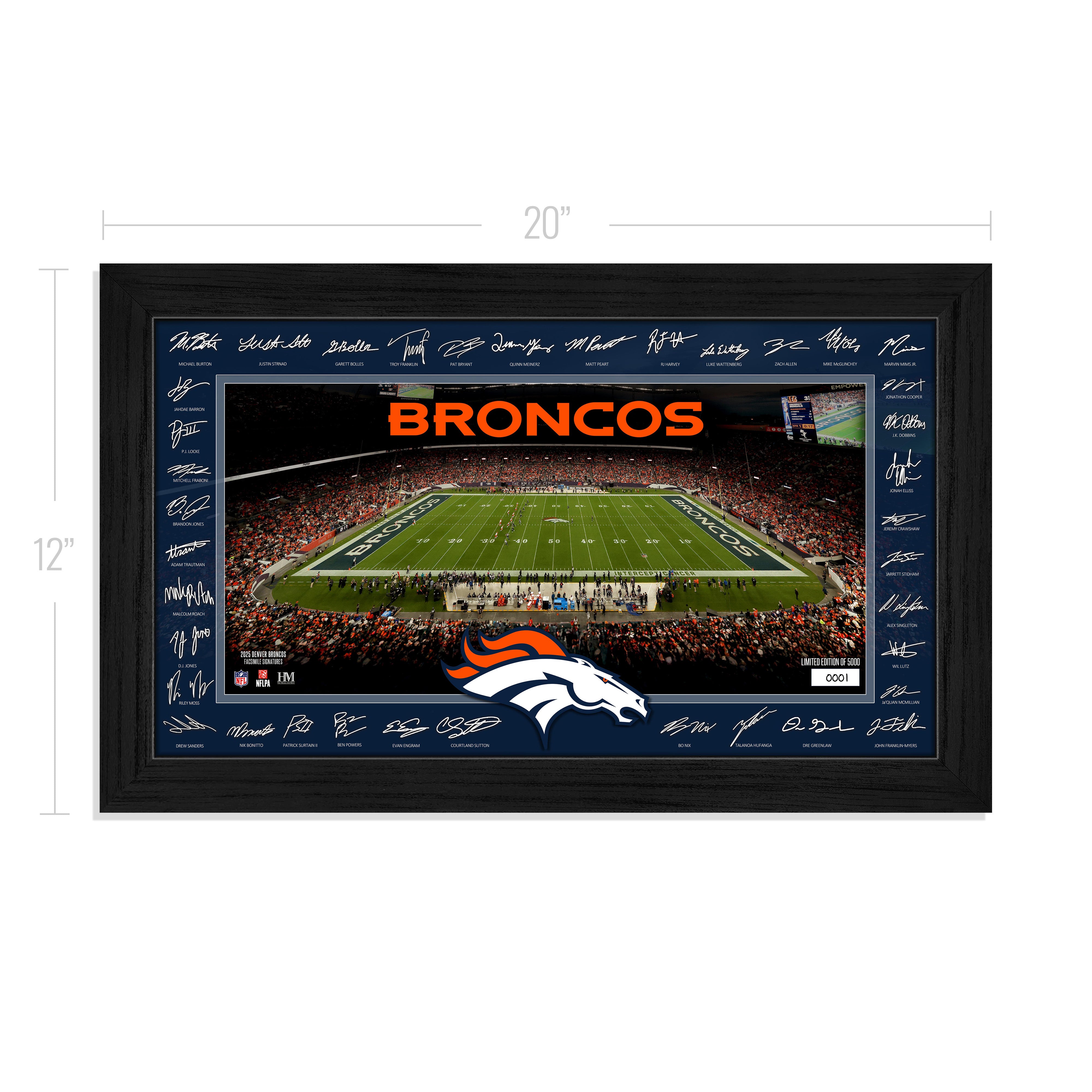 Denver Broncos 2025 NFL Signature Gridiron – The Highland Mint