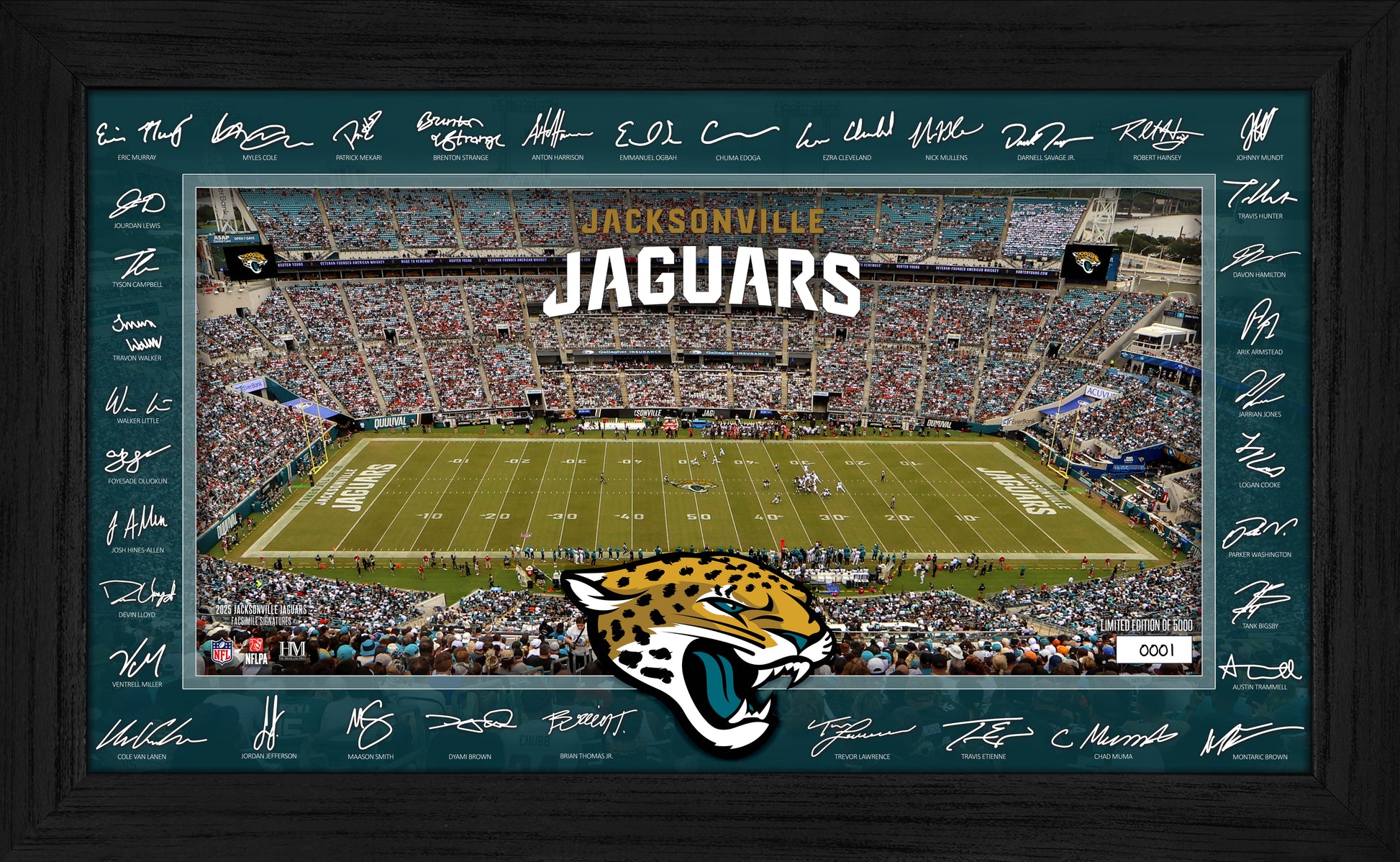 Jacksonville Jaguars 2025 NFL Signature Gridiron