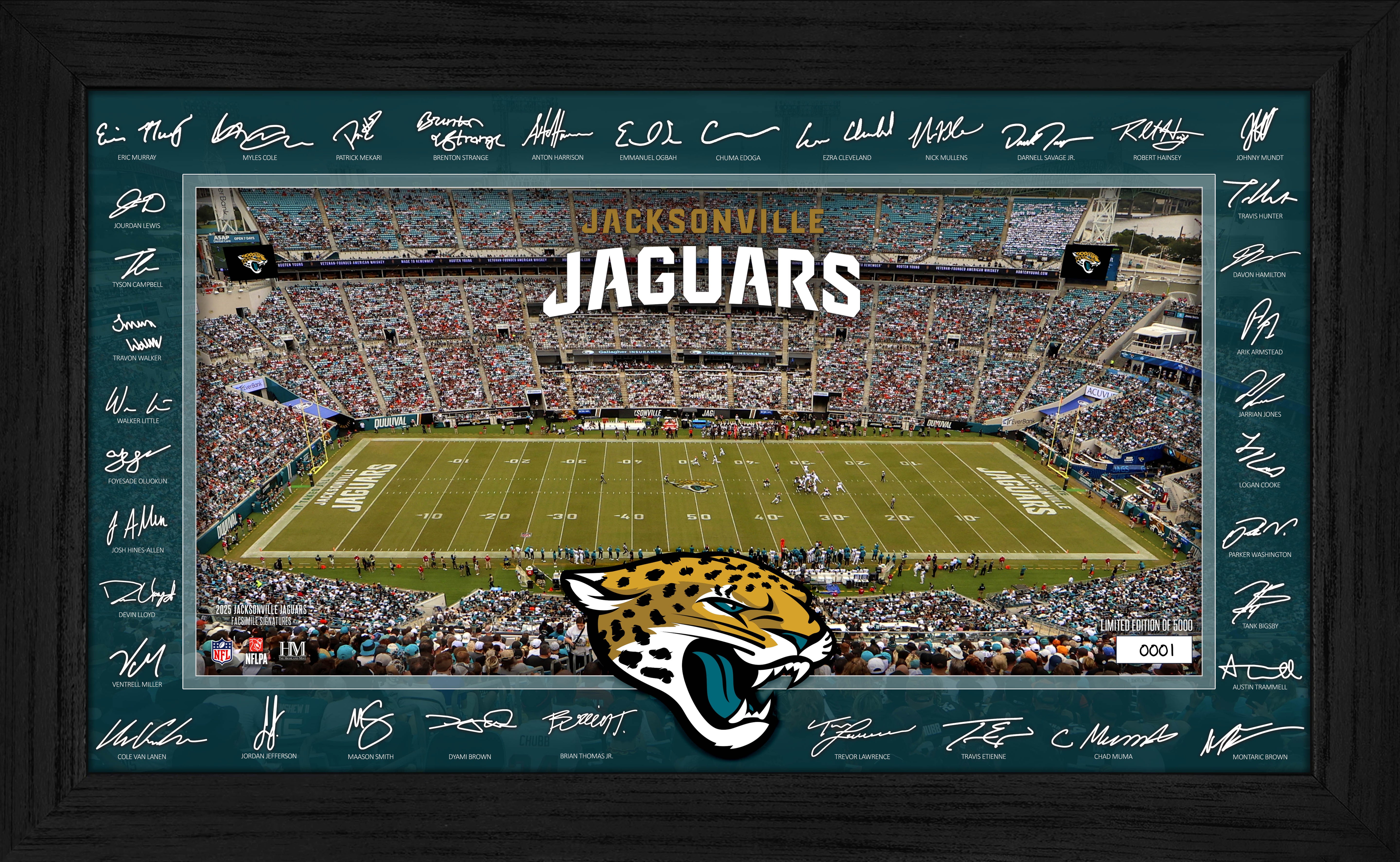 Jacksonville Jaguars 2025 NFL Signature Gridiron