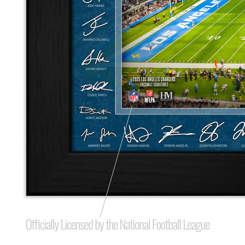 Los Angeles Chargers 2025 NFL Signature Gridiron