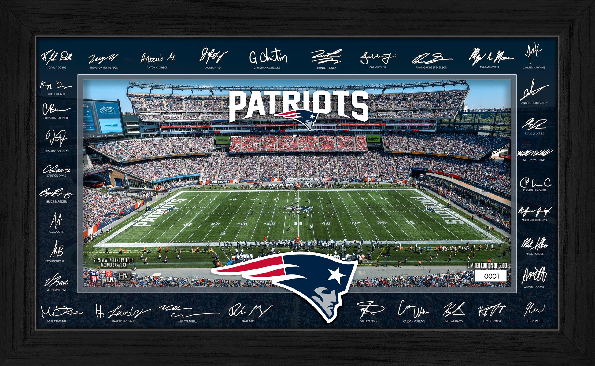 New England Patriots 2025 NFL Signature Gridiron