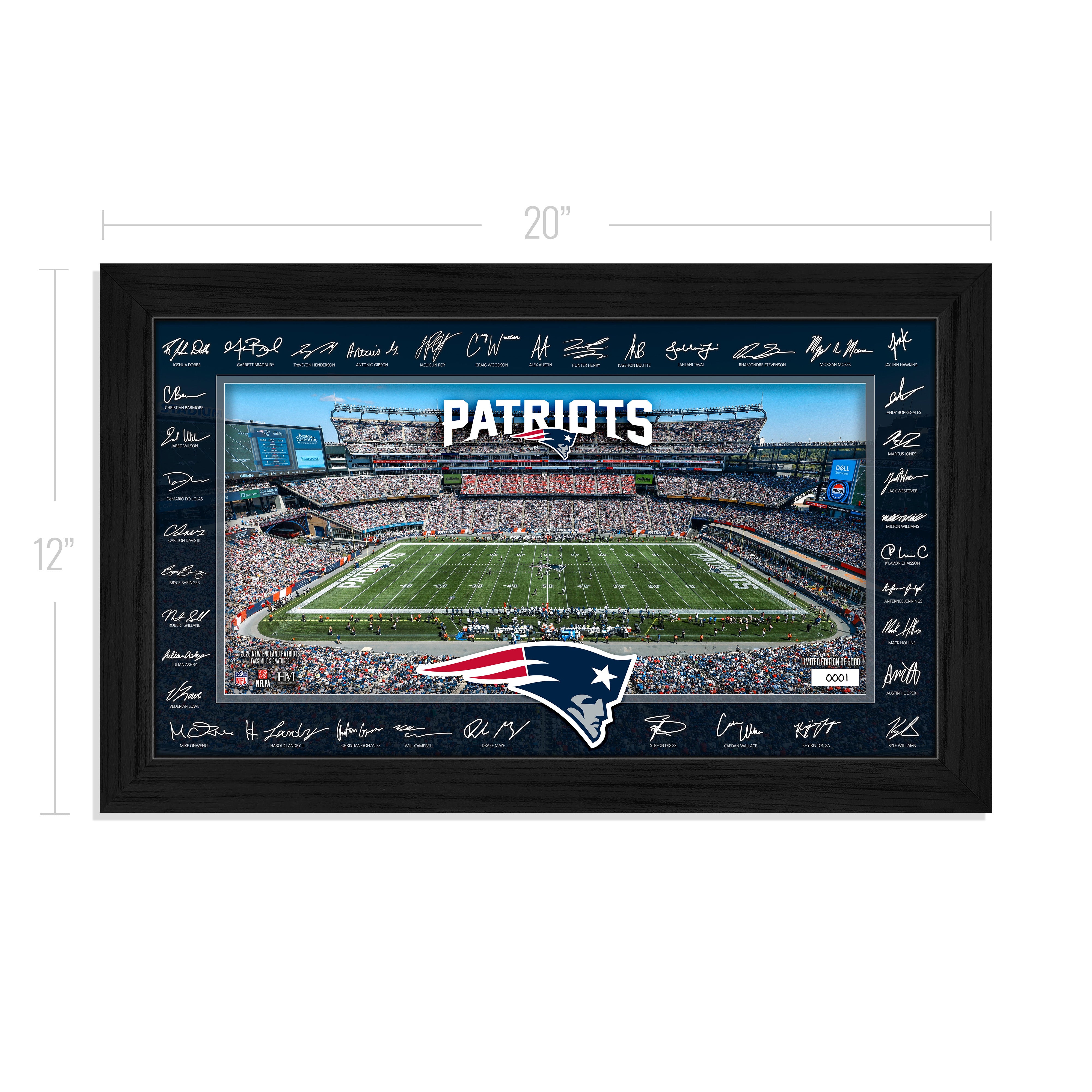 New England Patriots 2025 NFL Signature Gridiron