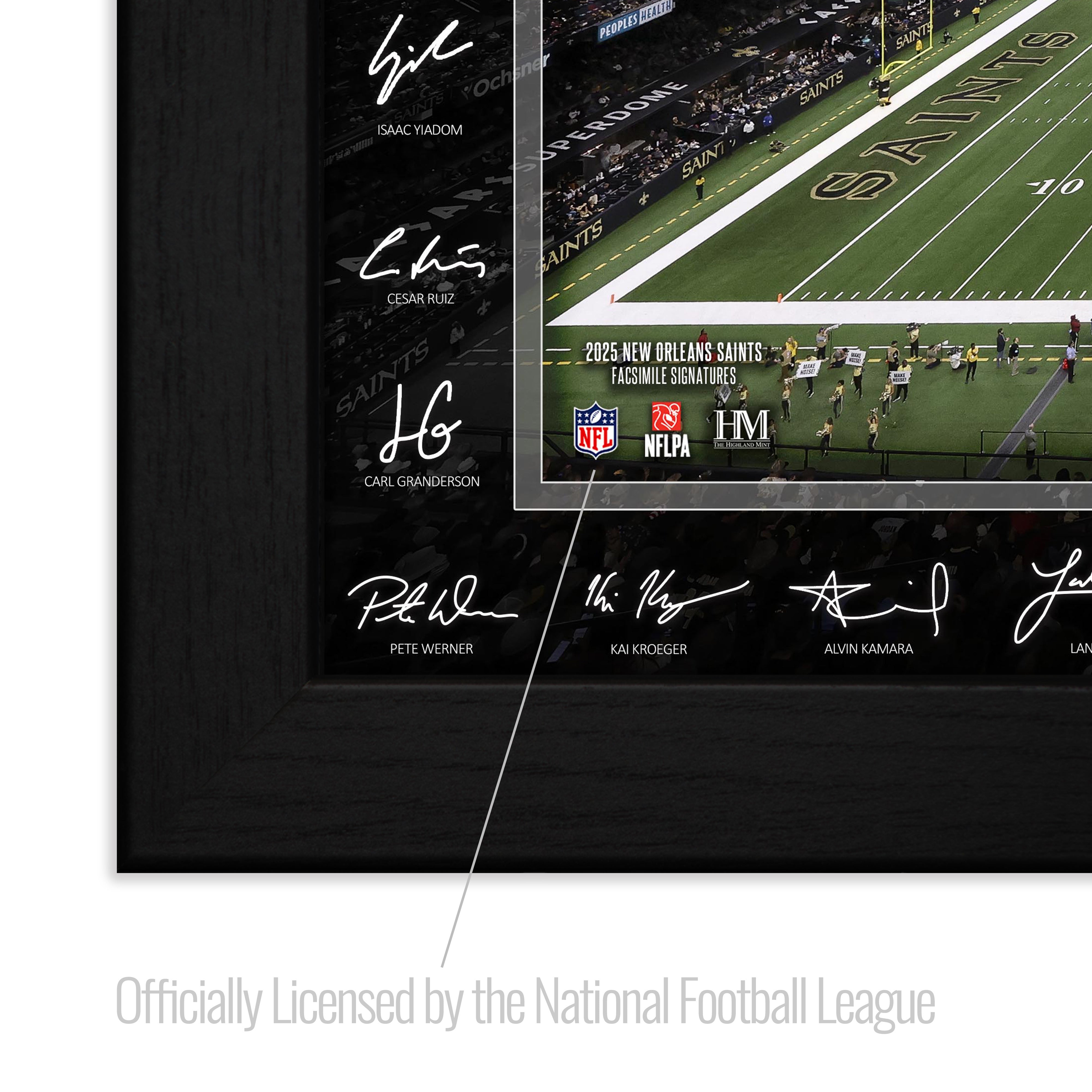 New Orleans Saints 2025 NFL Signature Gridiron
