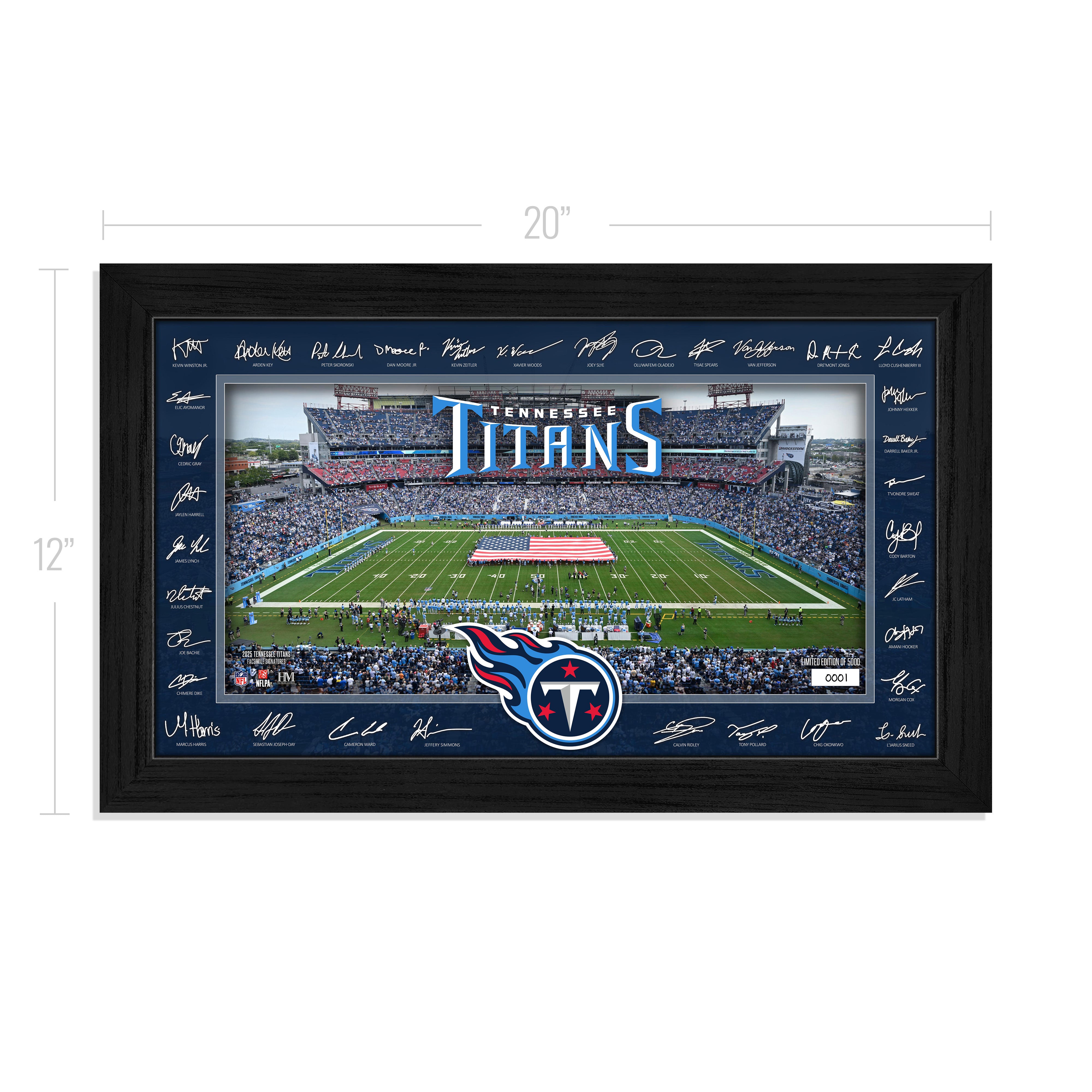 Tennessee Titans 2025 NFL Signature Gridiron – The Highland Mint