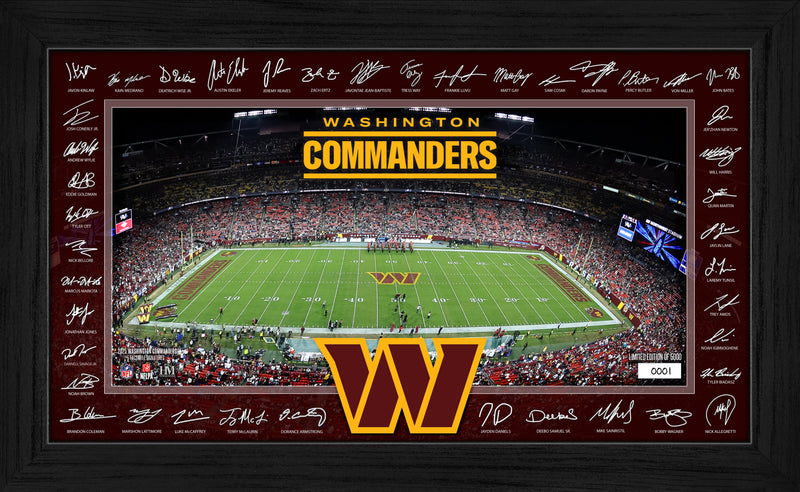 Washington Commanders 2025 NFL Signature Gridiron
