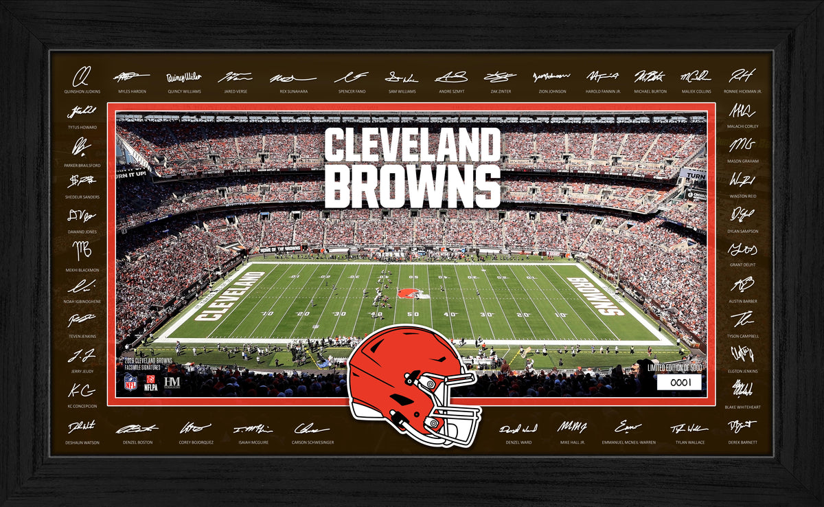 Cleveland Browns 2026 Signature Gridiron Frame