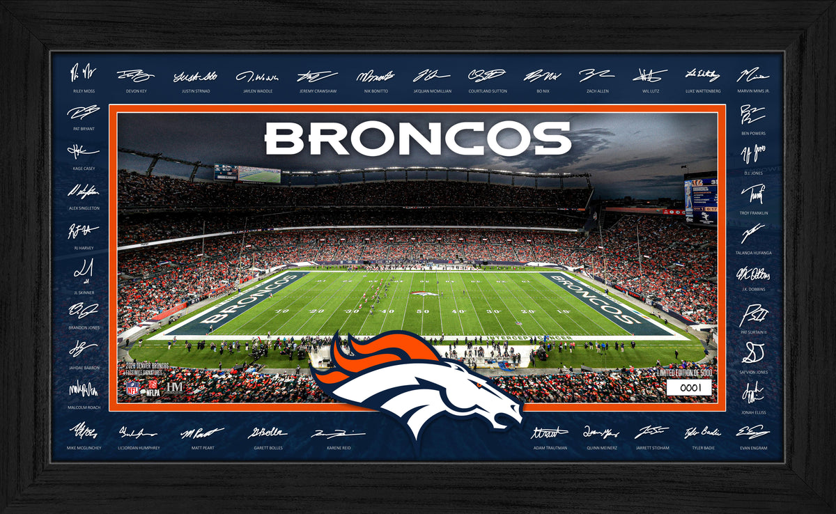 Denver Broncos 2026 Signature Gridiron Frame