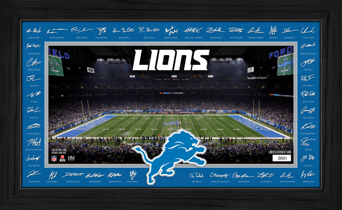 Detroit Lions 2026 Signature Gridiron Frame
