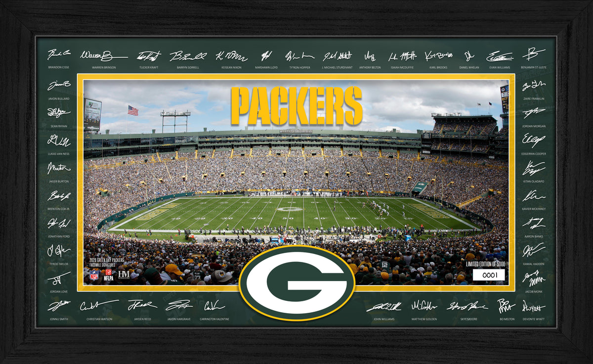 Green Bay Packers 2026 Signature Gridiron Frame