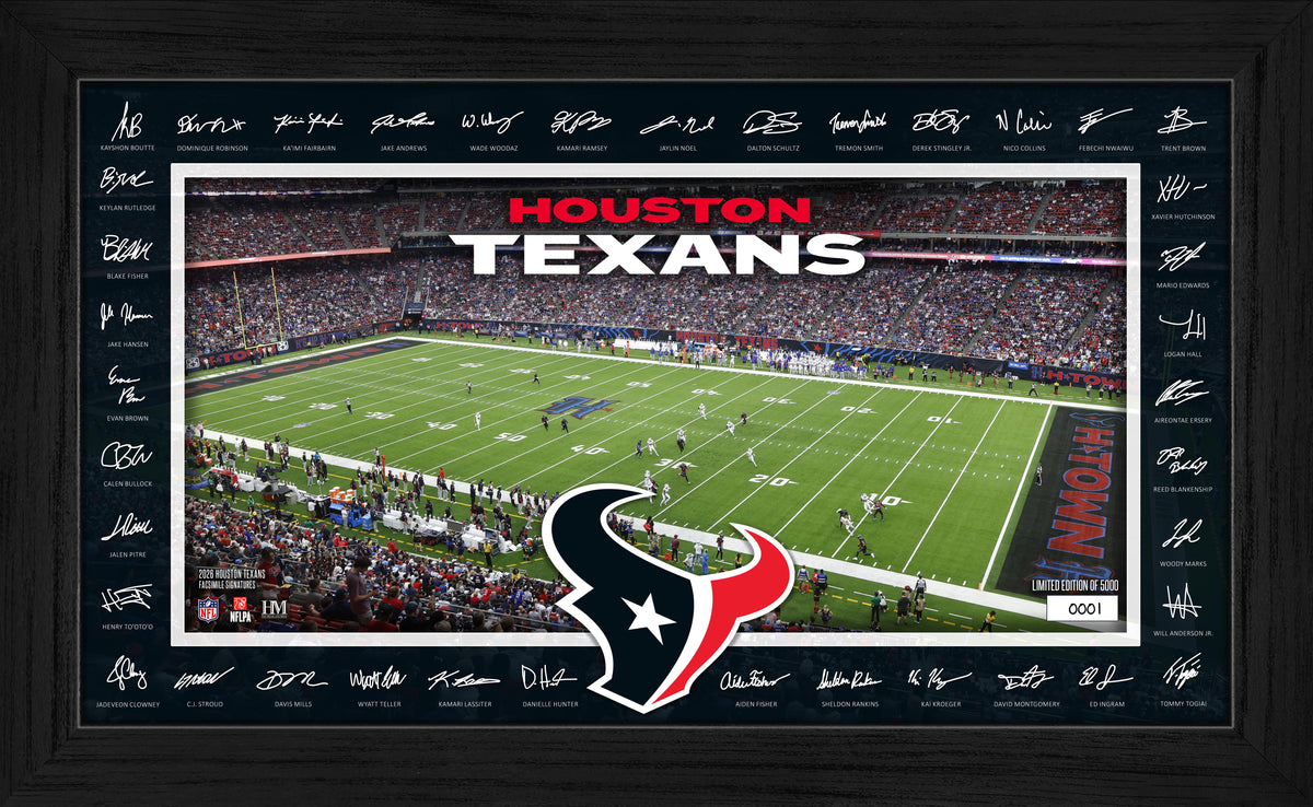 Houston Texans 2026 Signature Gridiron Frame