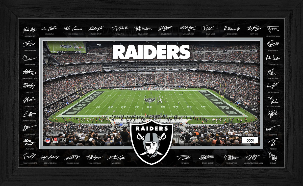 Las Vegas Raiders 2026 Signature Gridiron Frame