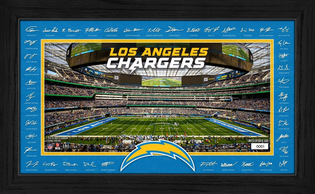 Los Angeles Chargers 2026 Signature Gridiron Frame