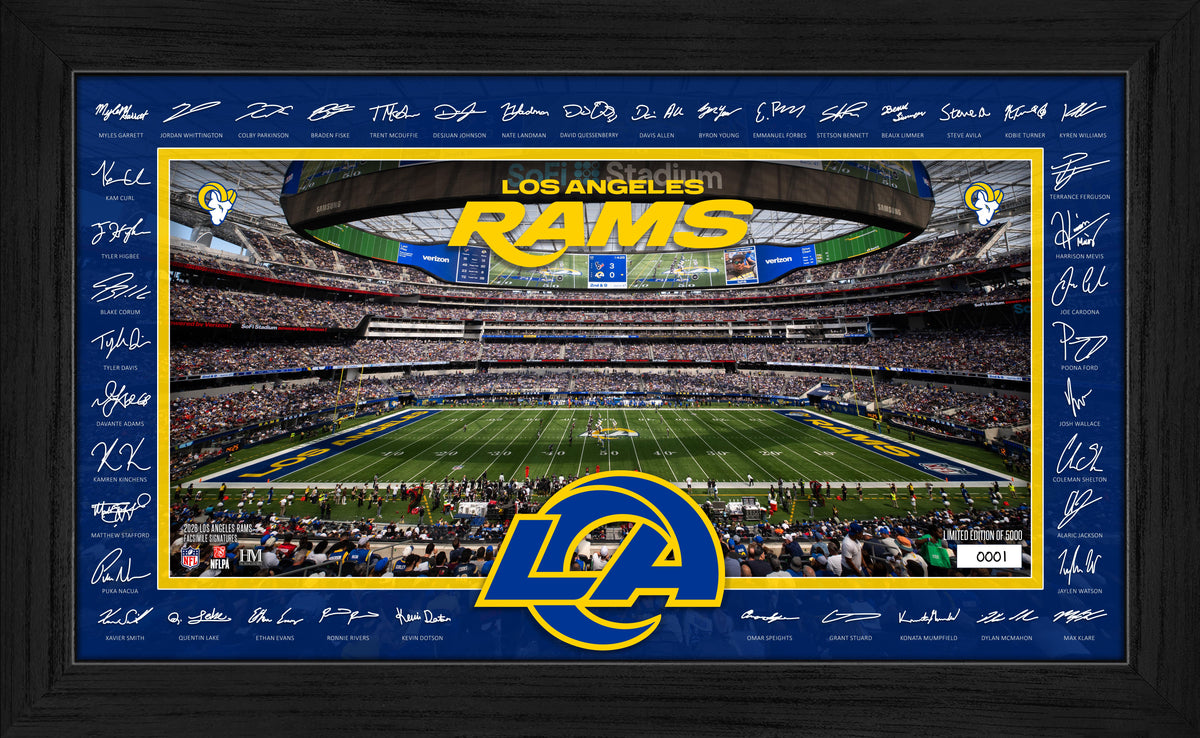 Los Angeles Rams 2026 Signature Gridiron Frame
