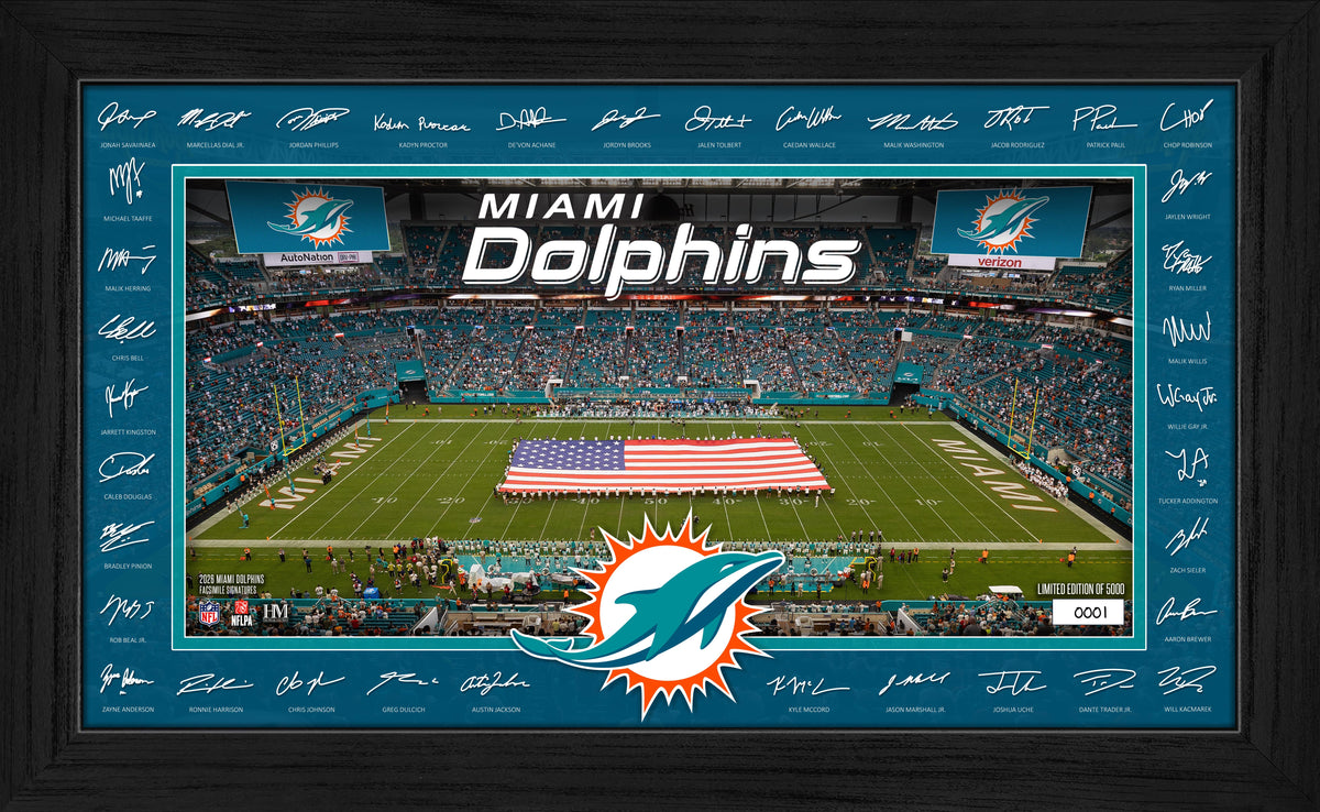 Miami Dolphins 2026 Signature Gridiron Frame