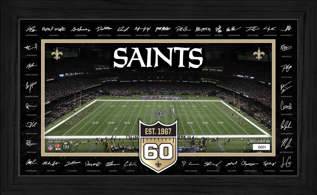 New Orleans Saints 2026 Signature Gridiron Frame