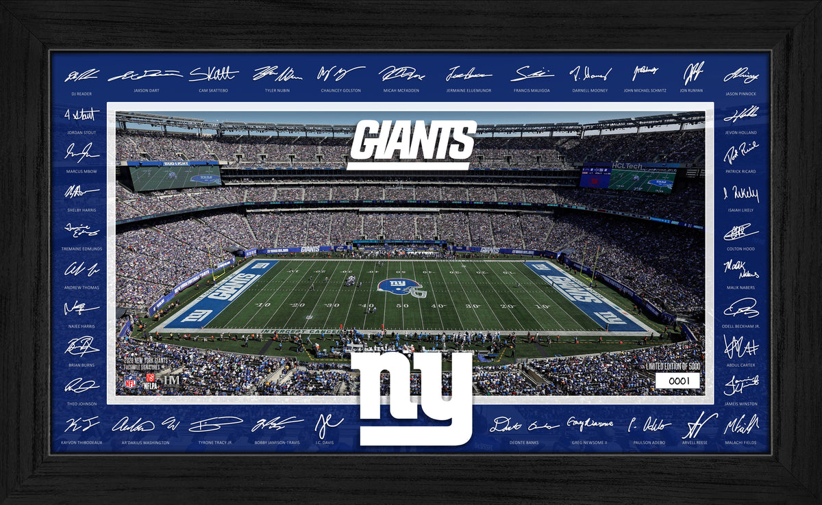 New York Giants 2026 Signature Gridiron Frame