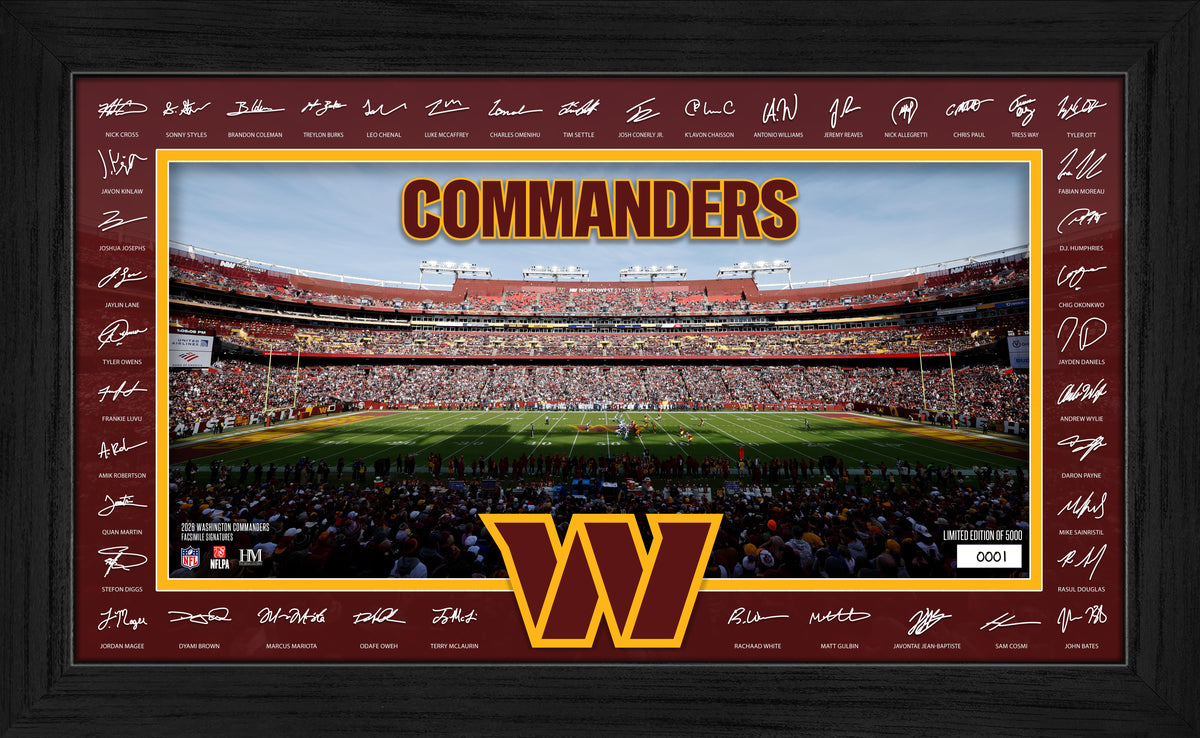 Washington Commanders 2026 Signature Gridiron Frame
