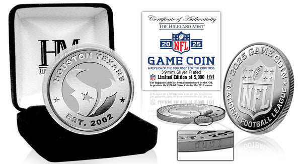 Houston Texans NFL 2025 Coin Toss Silver Coin