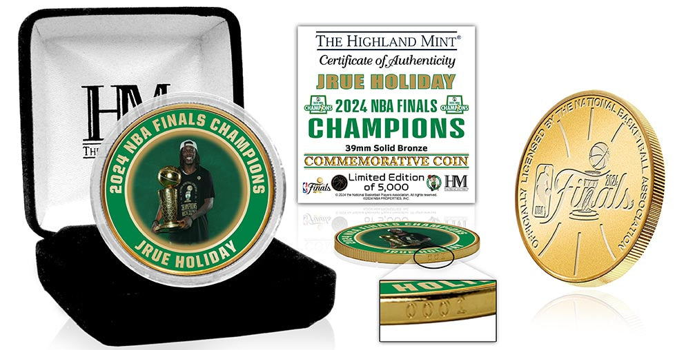 Jrue Holiday 2024 NBA Finals Champs Bronze Color Coin