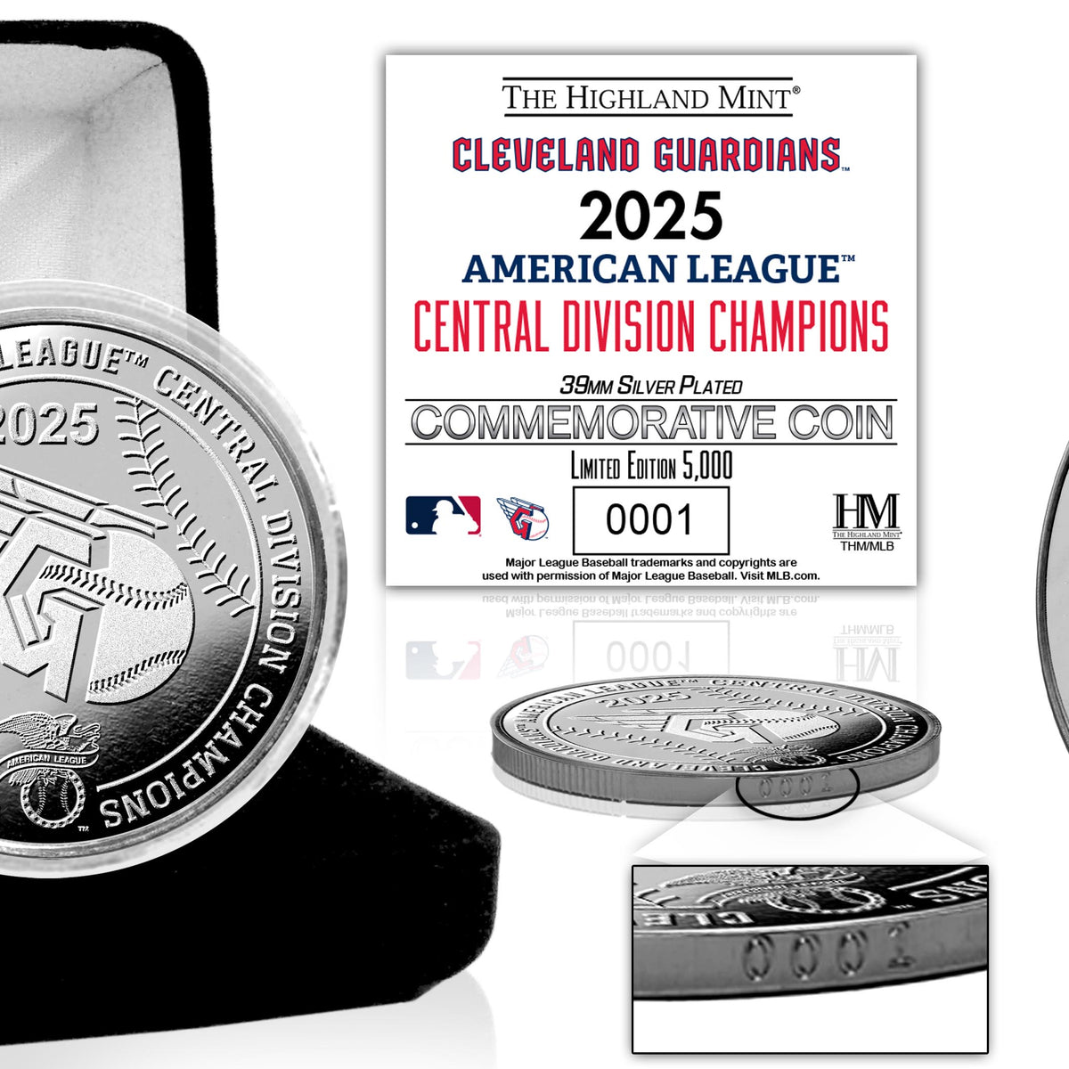 Cleveland Guardians 2025 A.L. Central Division Champions