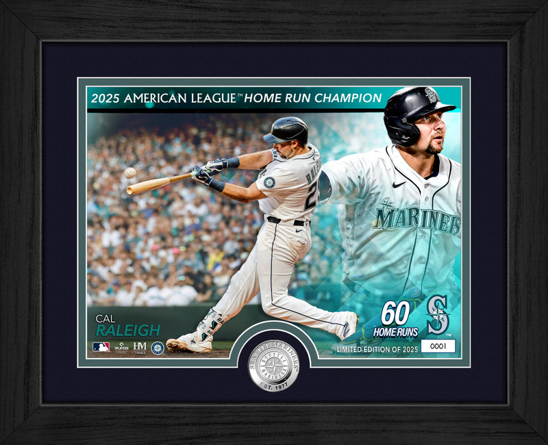 Cal Raleigh 2025 A.L. Home Run Champion Silver Coin Photo Mint