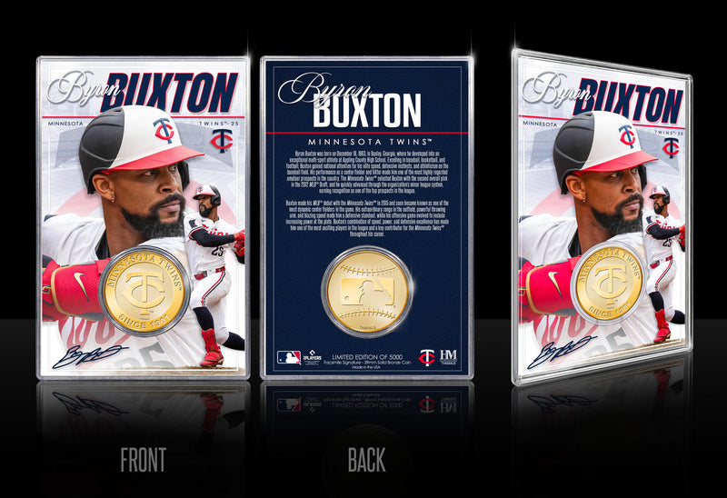 Byron Buxton Minnesota Twins Bronze Coin Acrylic Holder