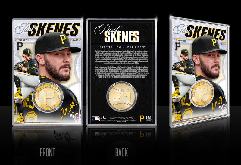 Paul Skenes Pittsburgh Pirates Bronze Coin Acrylic Holder