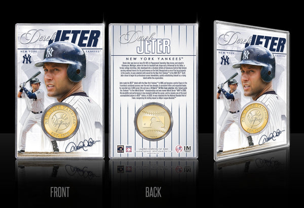 Derek Jeter New York Yankees Bronze Coin Acrylic Holder