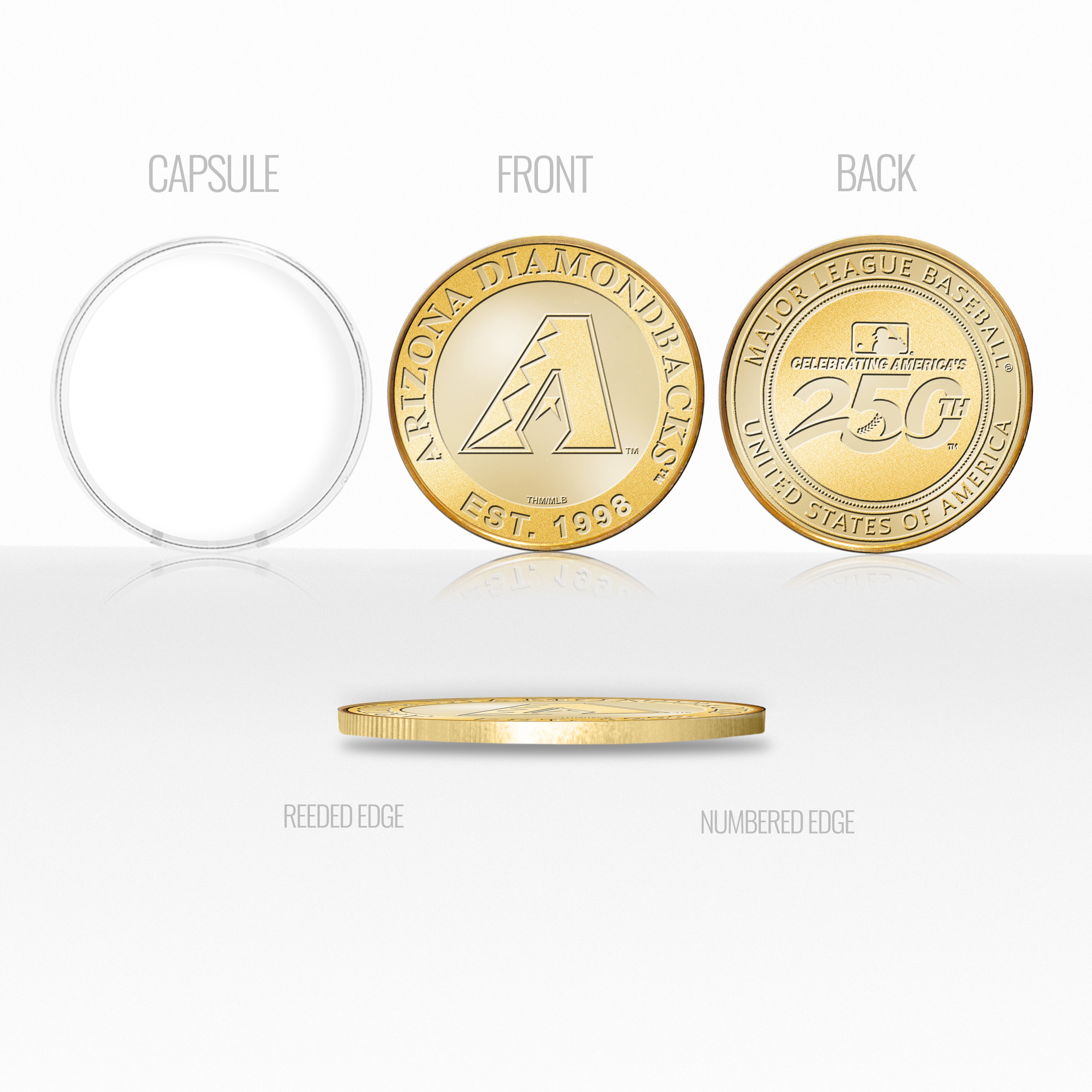Arizona Diamondbacks America's 250th Bronze Team Coin