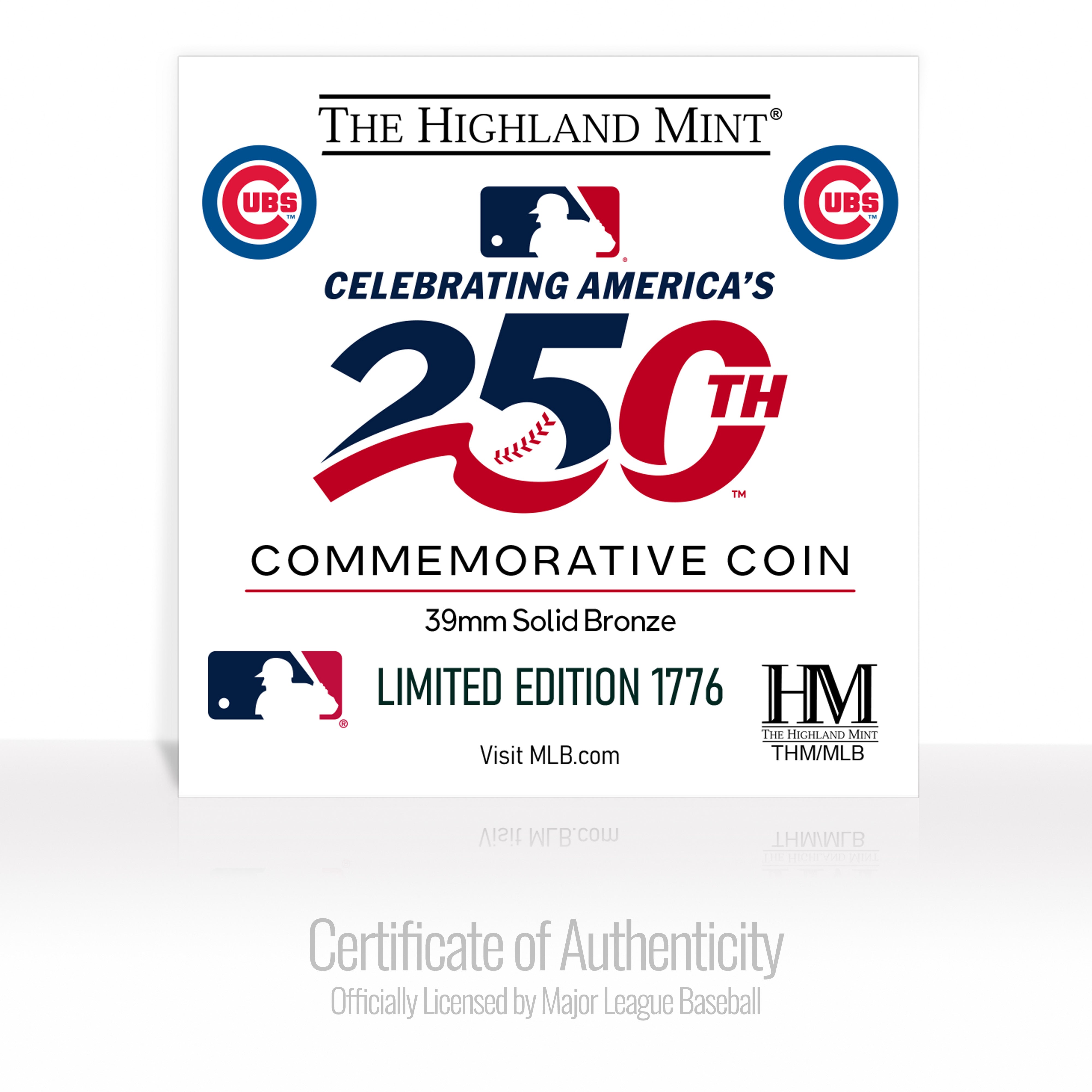 Chicago Cubs America's 250th Bronze Team Coin