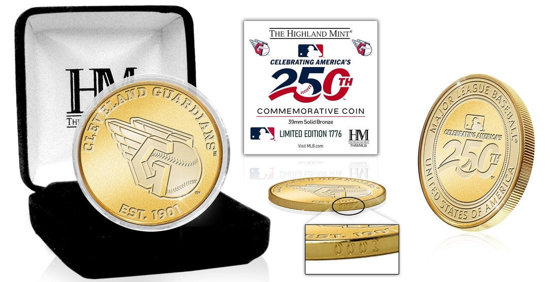 Cleveland Guardians America's 250th Bronze Team Coin