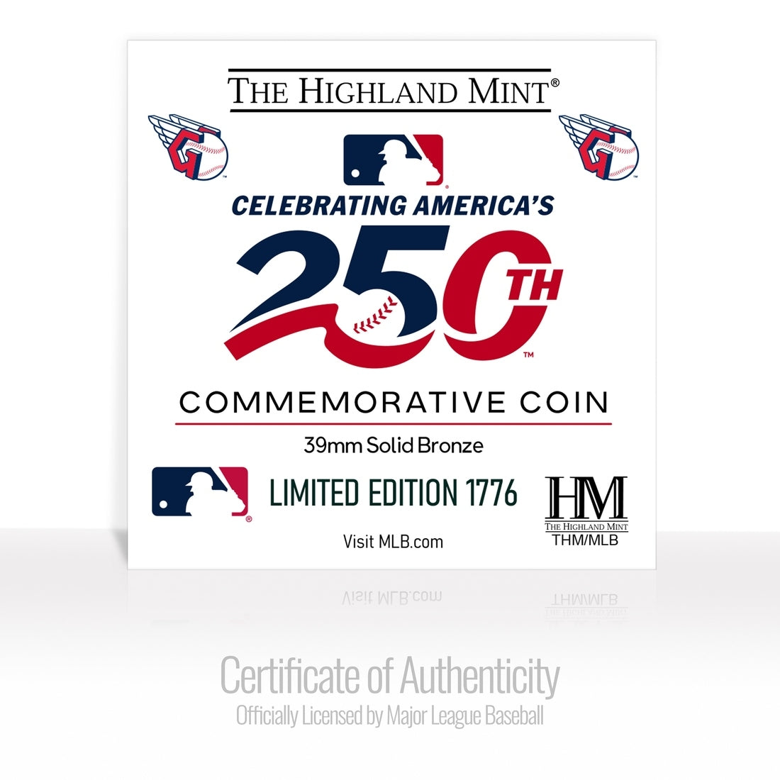 Cleveland Guardians America's 250th Bronze Team Coin