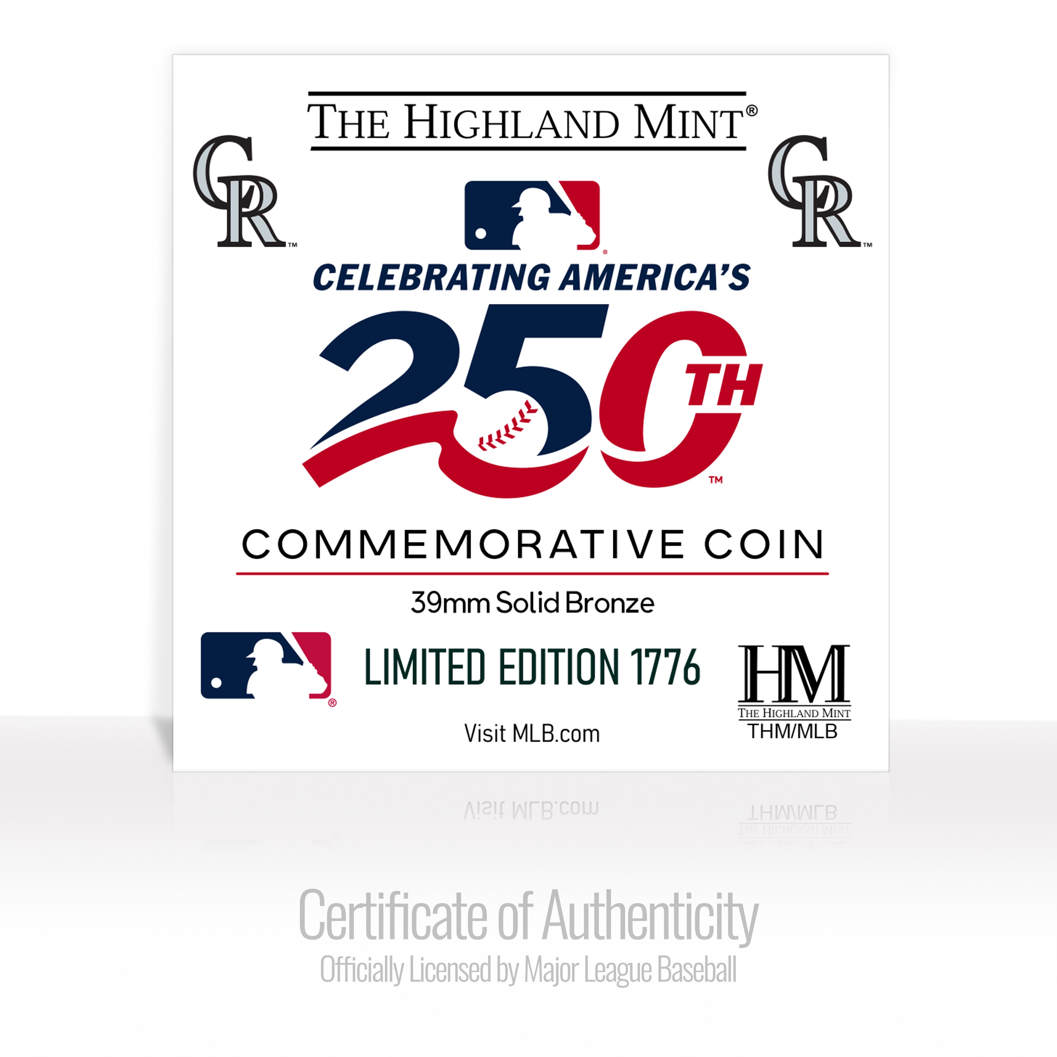 Colorado Rockies America's 250th Bronze Team Coin
