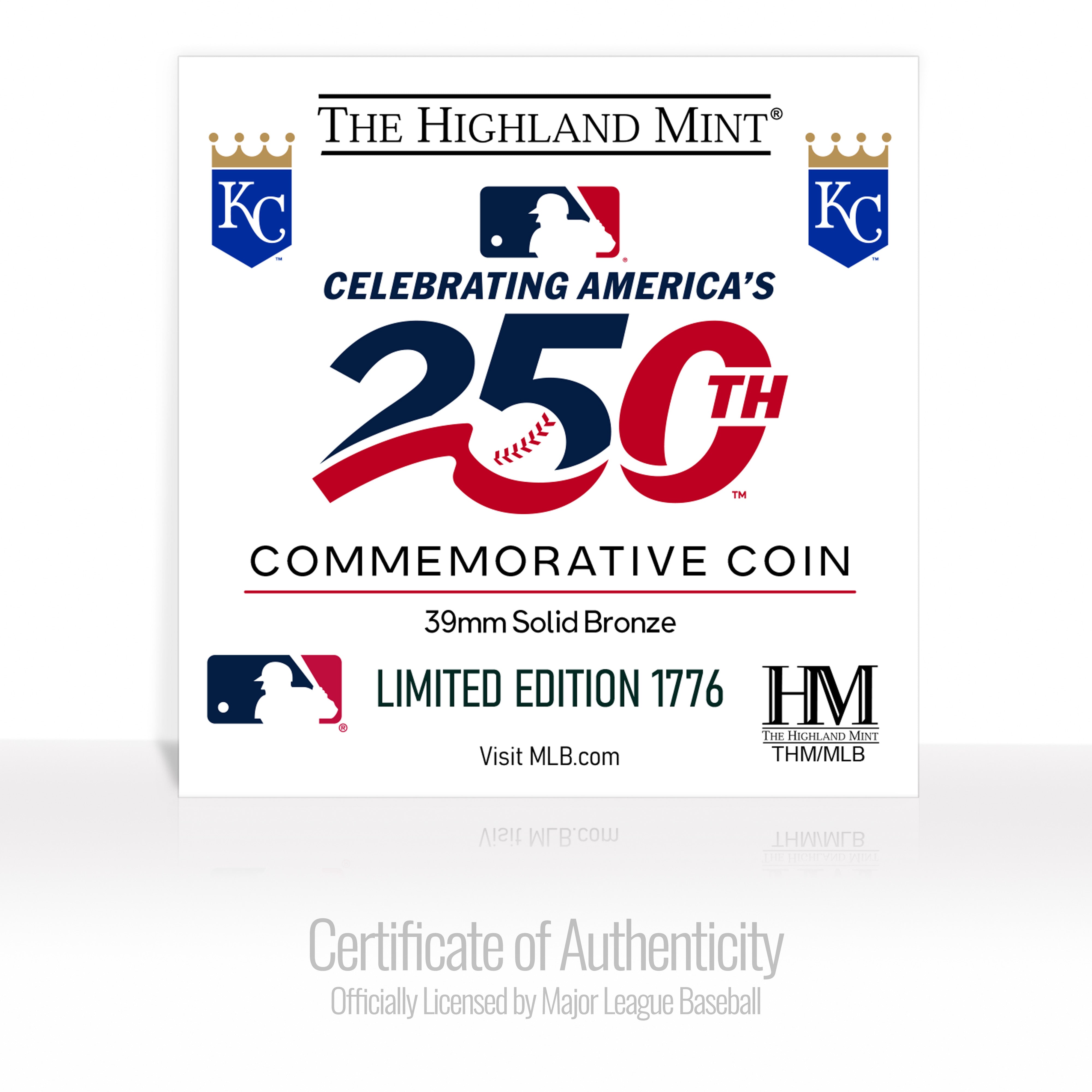 Kansas City Royals America's 250th Bronze Team Coin