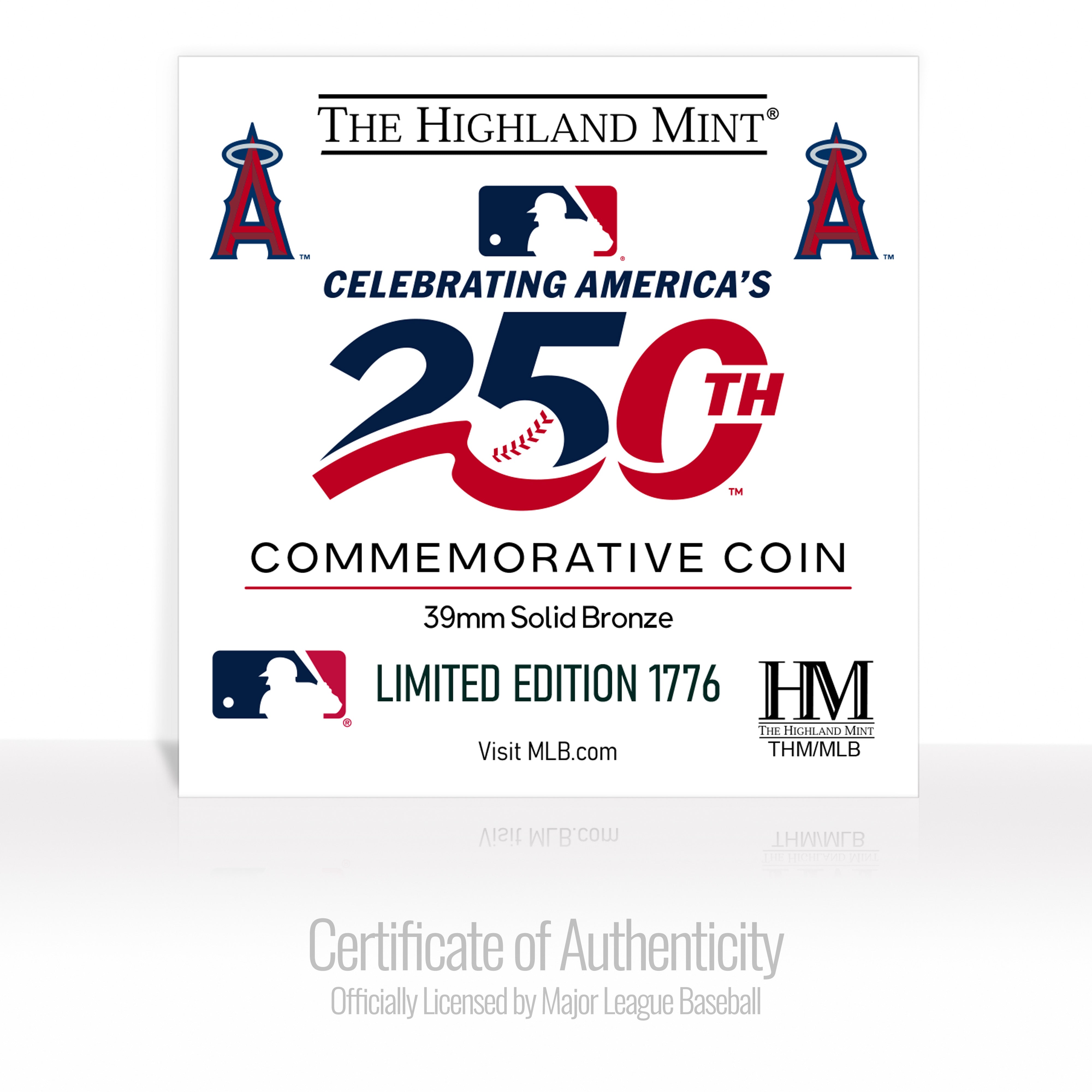Los Angeles Angels America's 250th Bronze Team Coin
