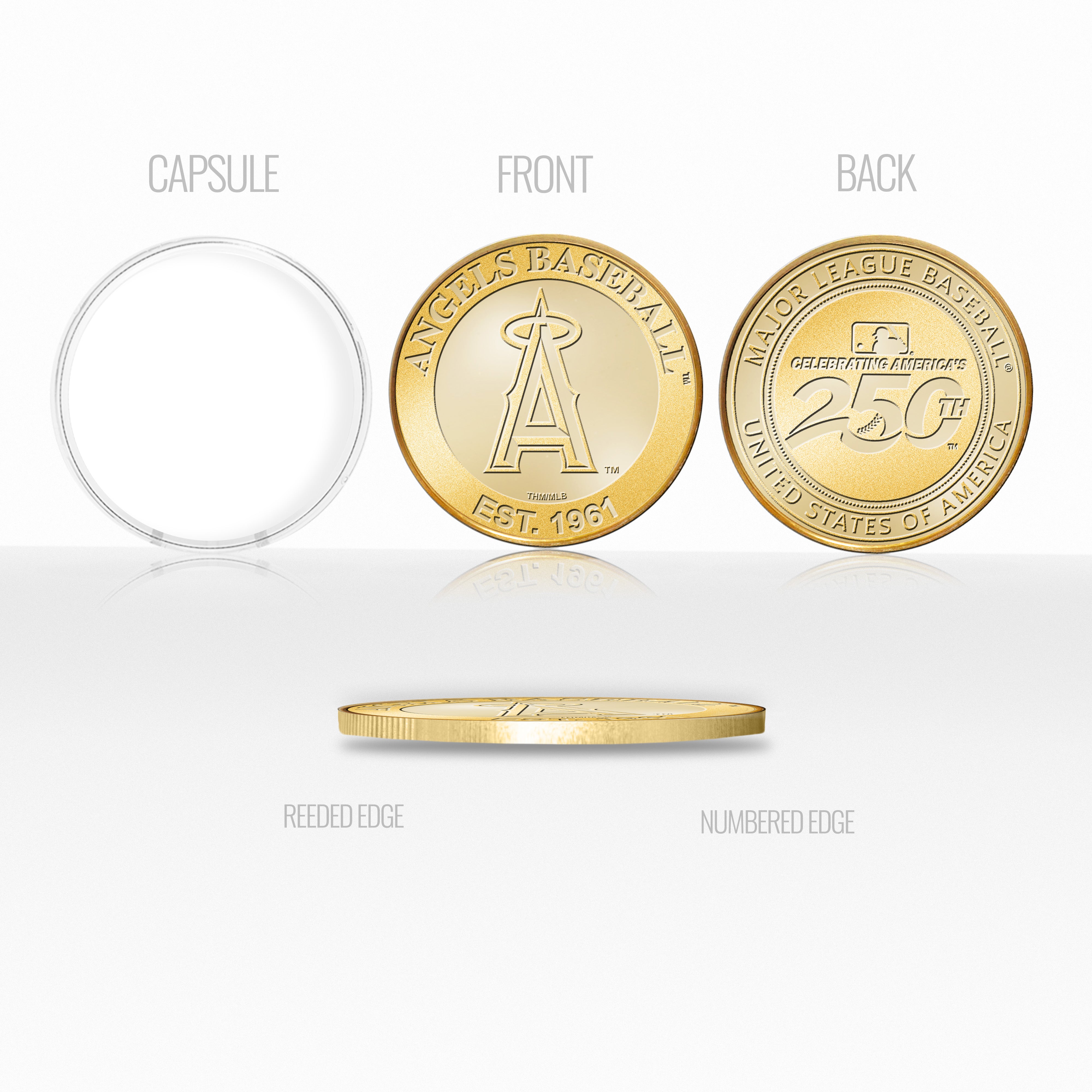 Los Angeles Angels America's 250th Bronze Team Coin