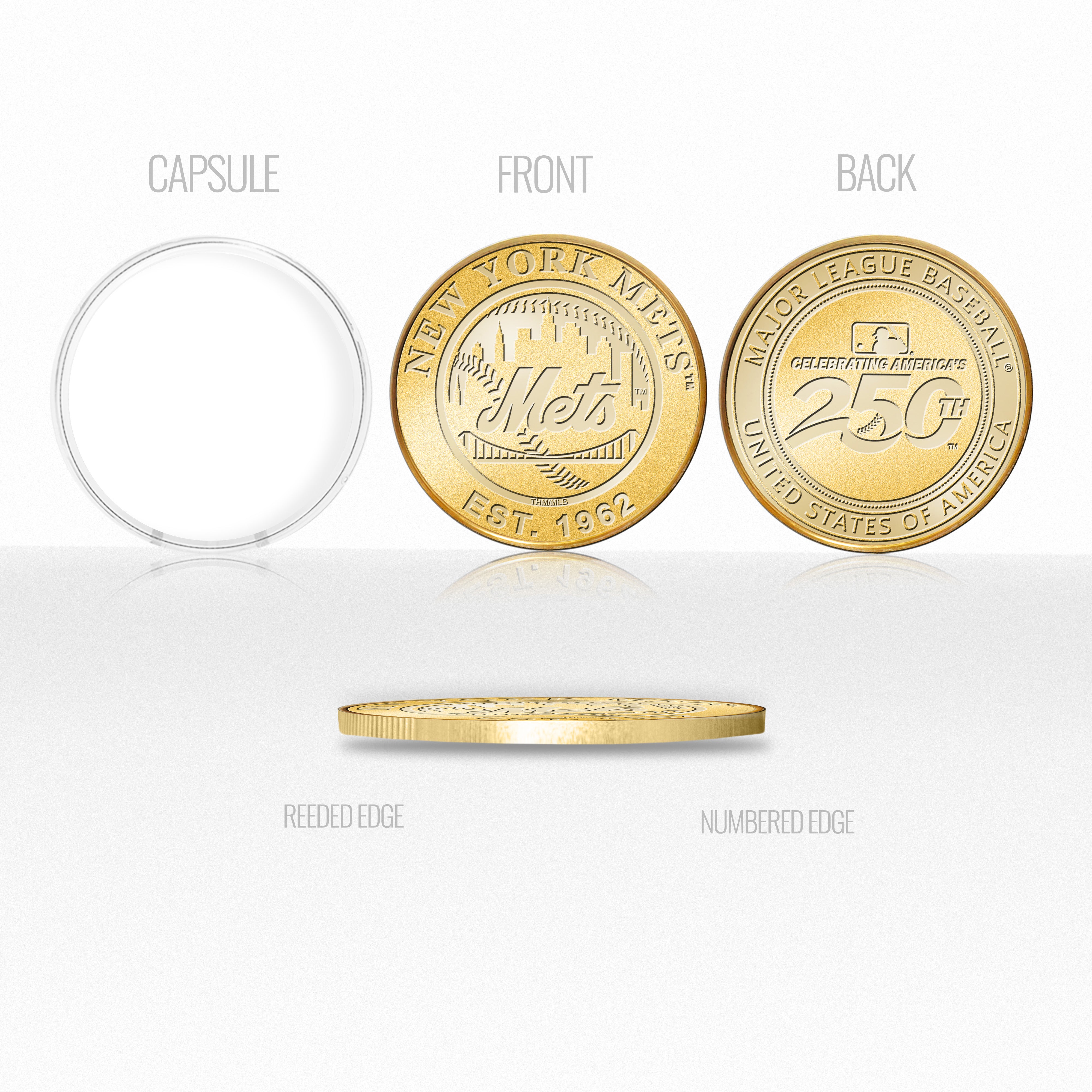 New York Mets America's 250th Bronze Team Coin