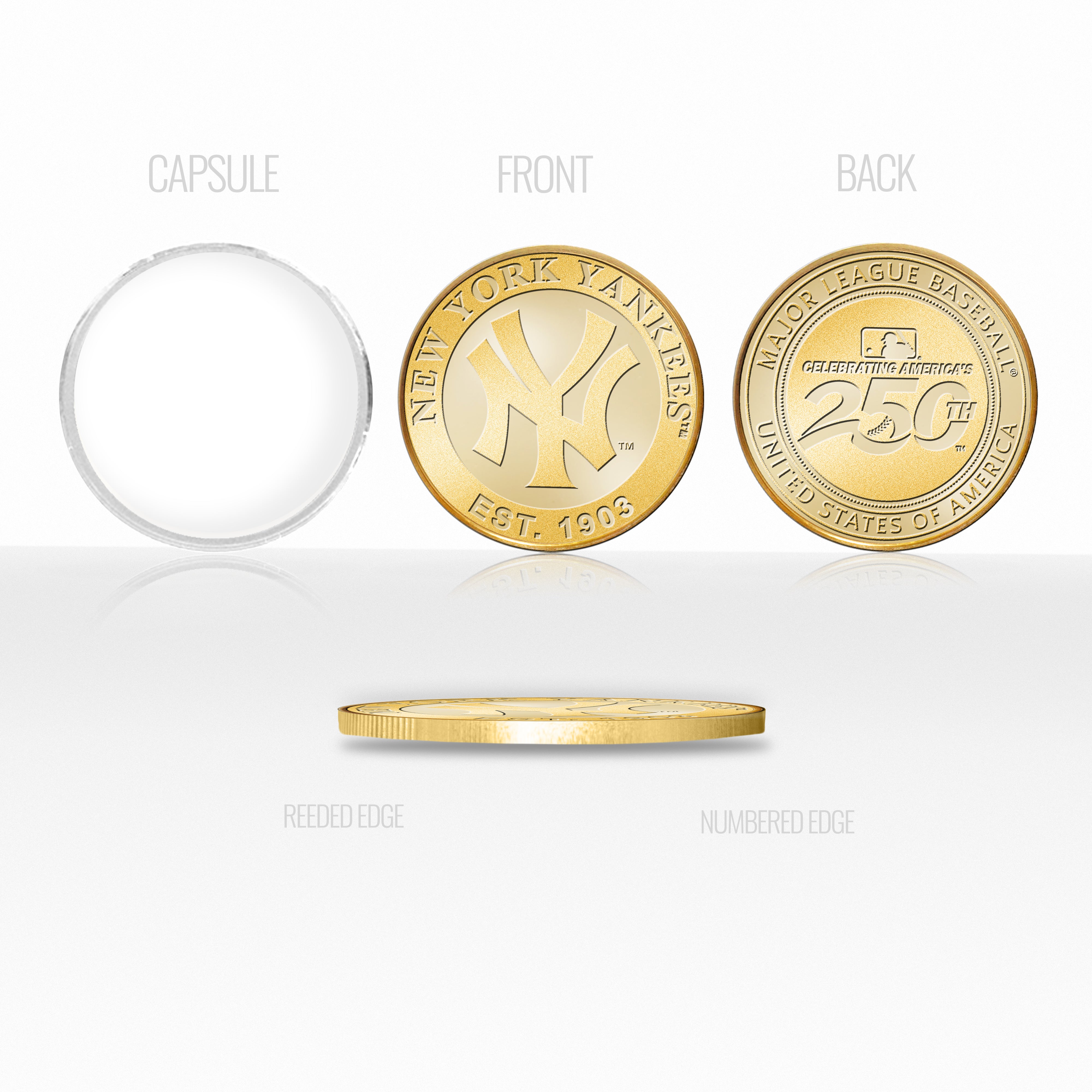 New York Yankees America's 250th Bronze Team Coin