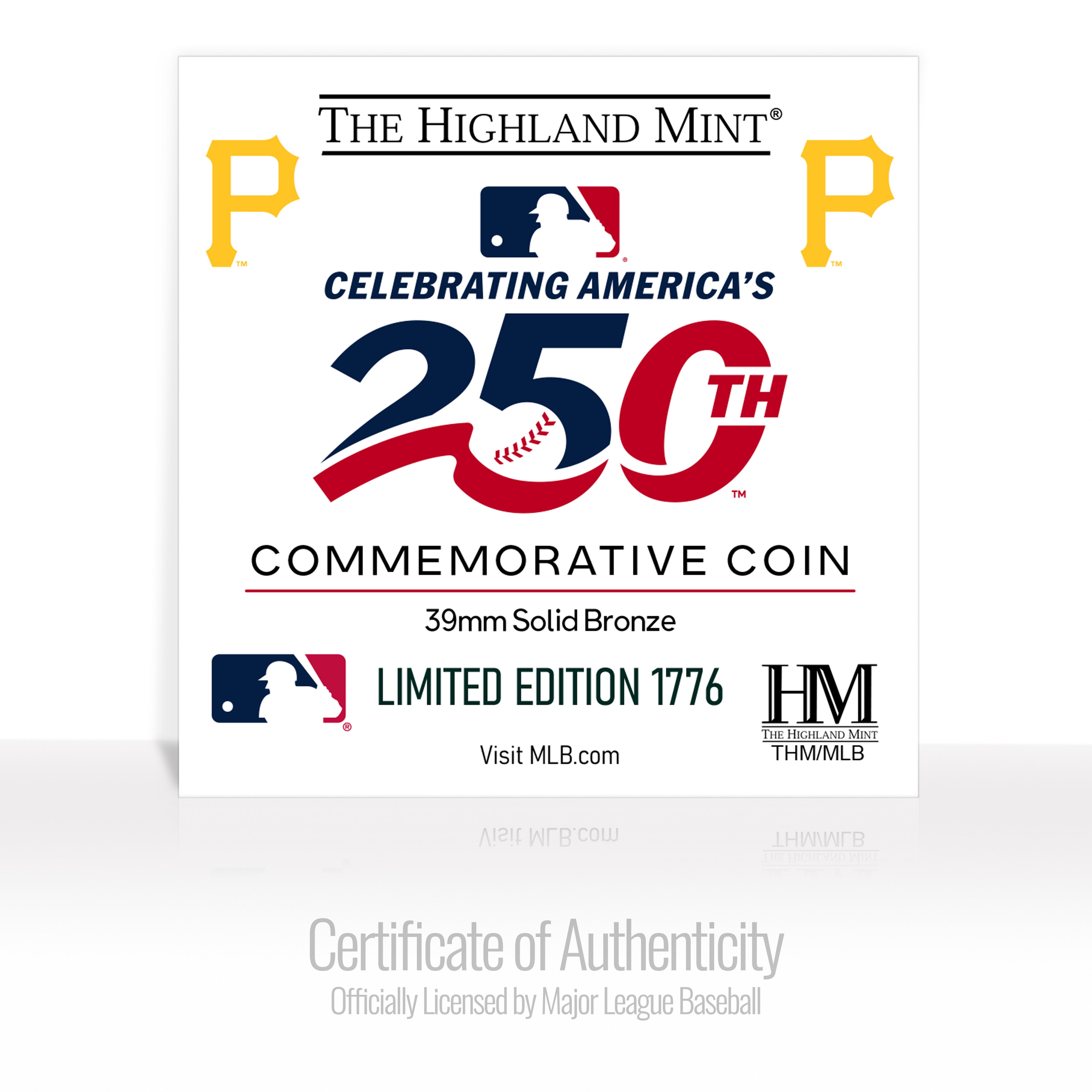 Pittsburgh Pirates America's 250th Bronze Team Coin