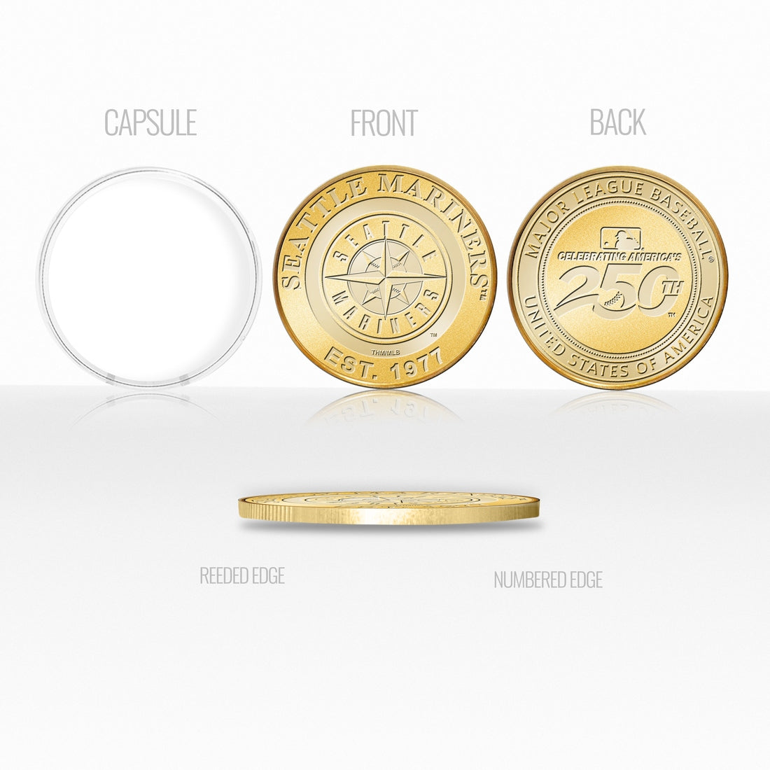 Seattle Mariners America's 250th Bronze Team Coin