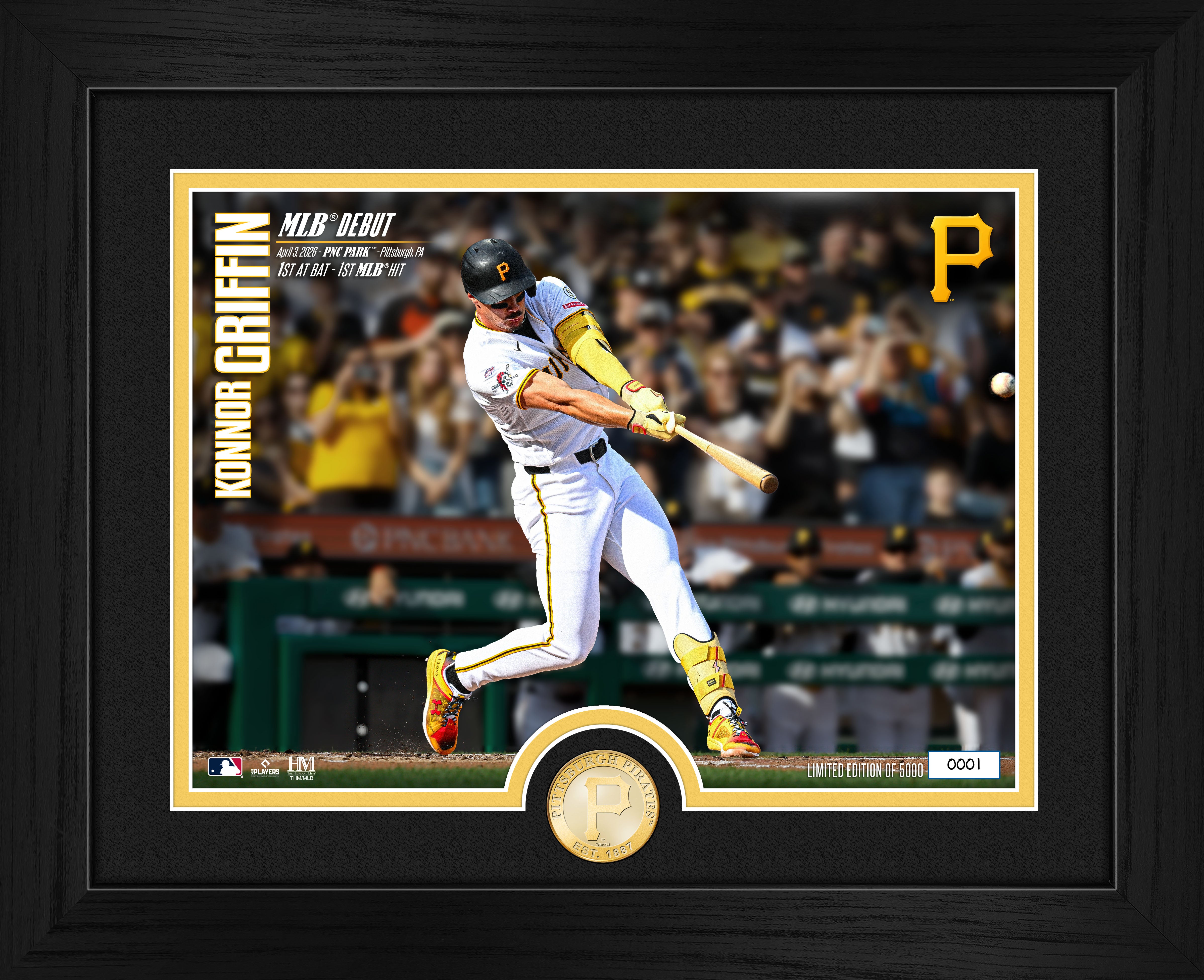 Konnor Griffin MLB Debut Bronze Coin Photo Mint