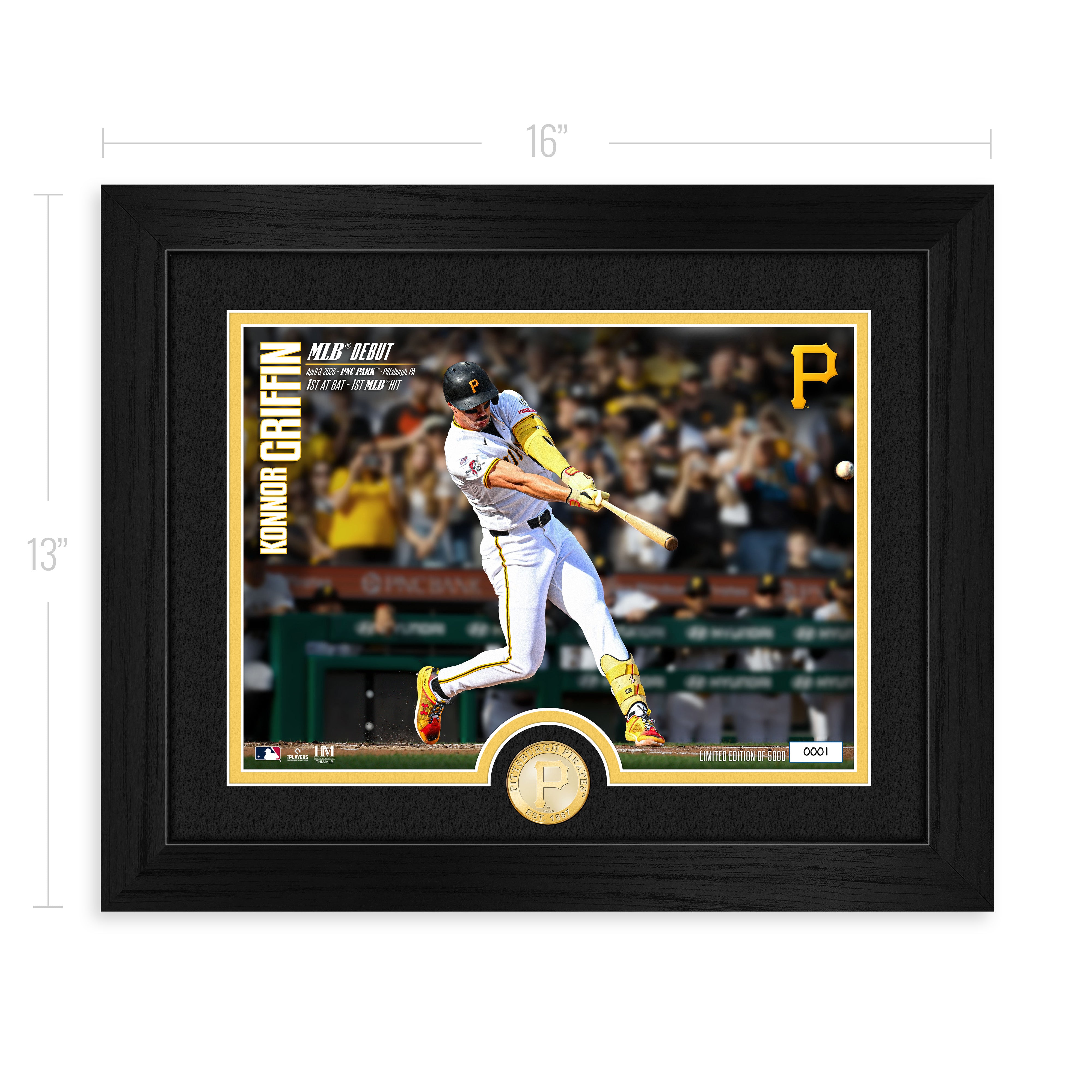 Konnor Griffin MLB Debut Bronze Coin Photo Mint