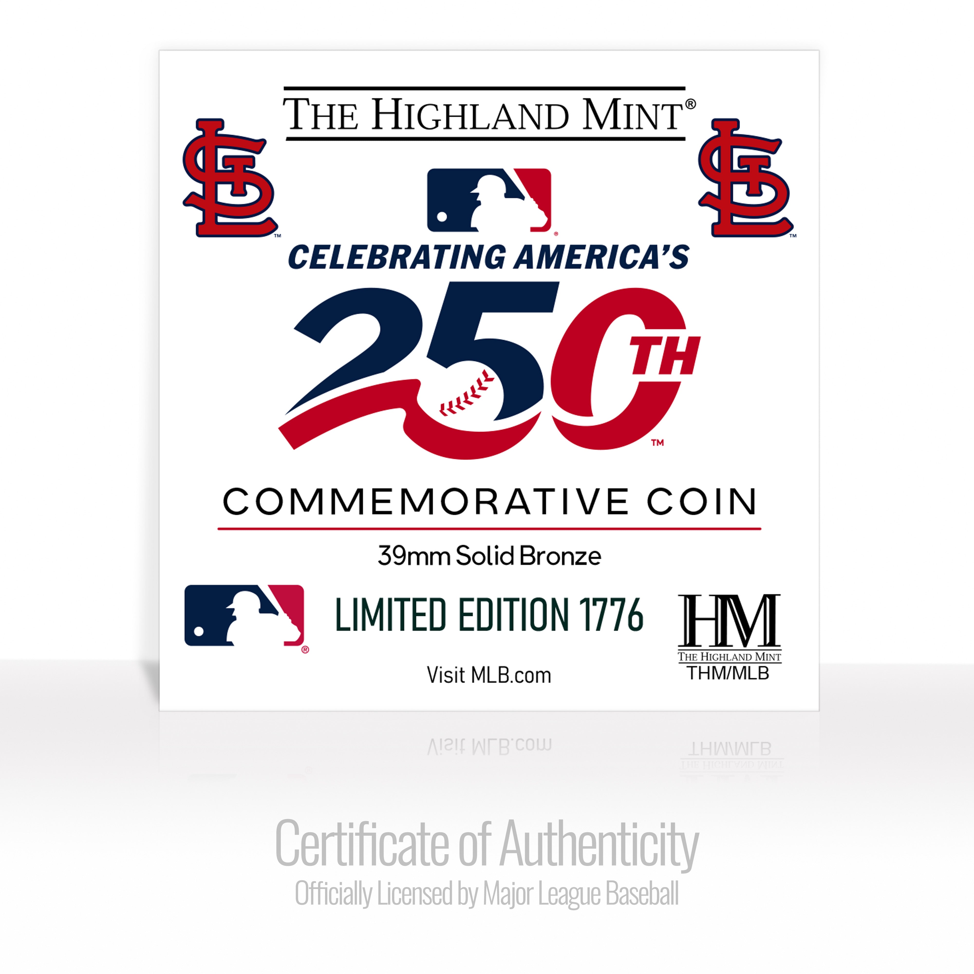 St. Louis Cardinals America's 250th Bronze Team Coin